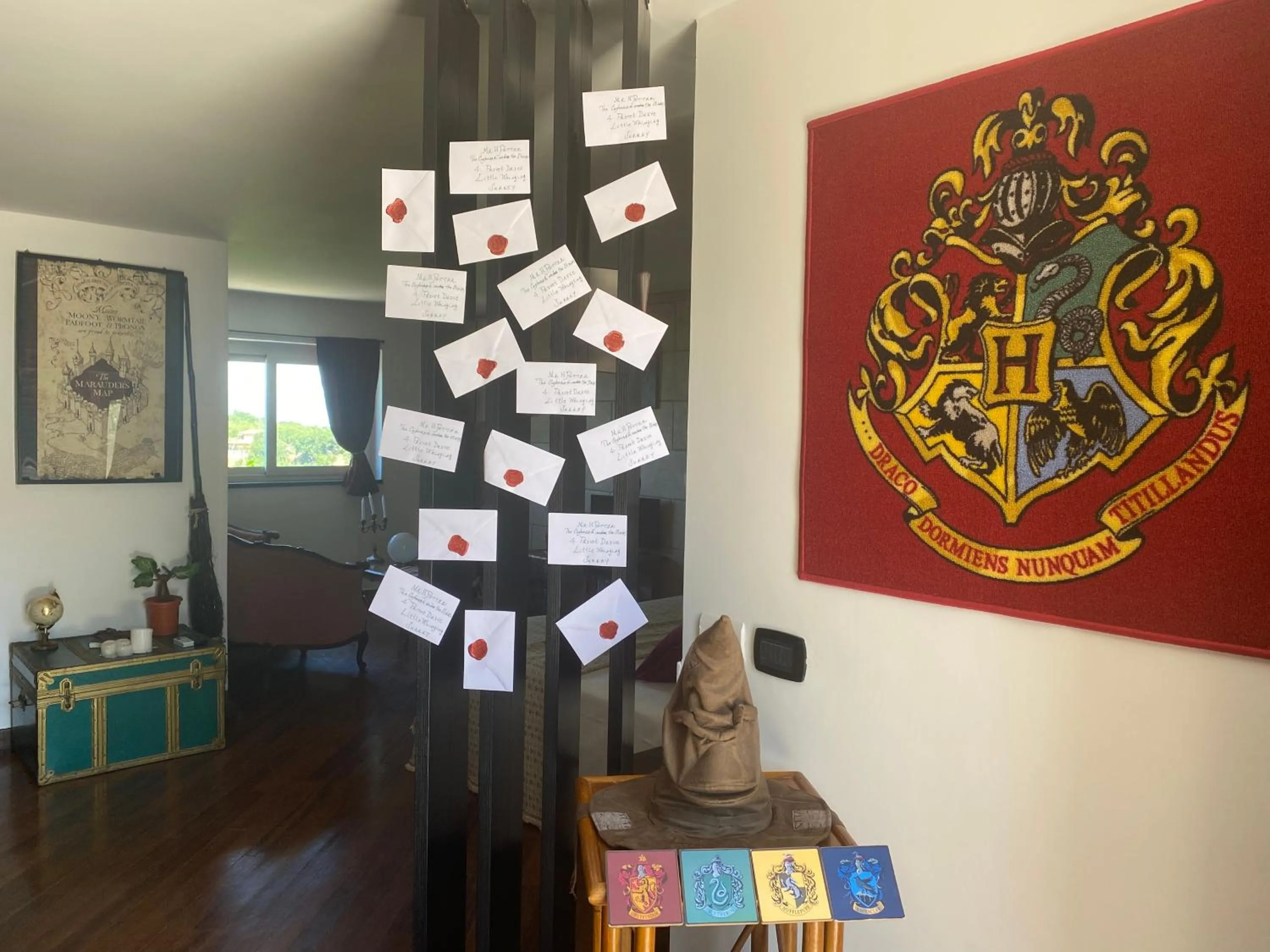 Decorative detail in B&B Il giardino di Armida