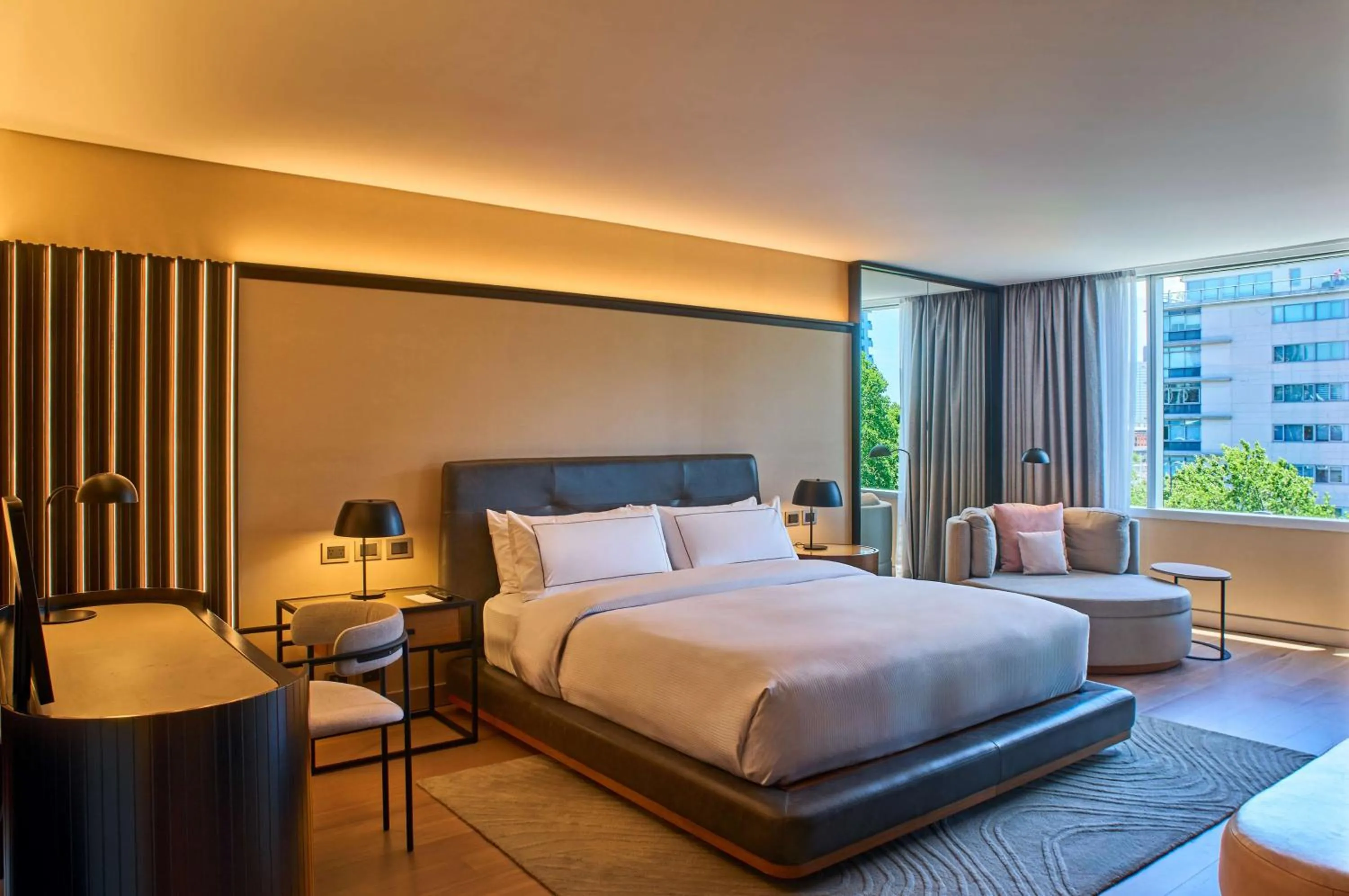 Bed in Hilton Buenos Aires