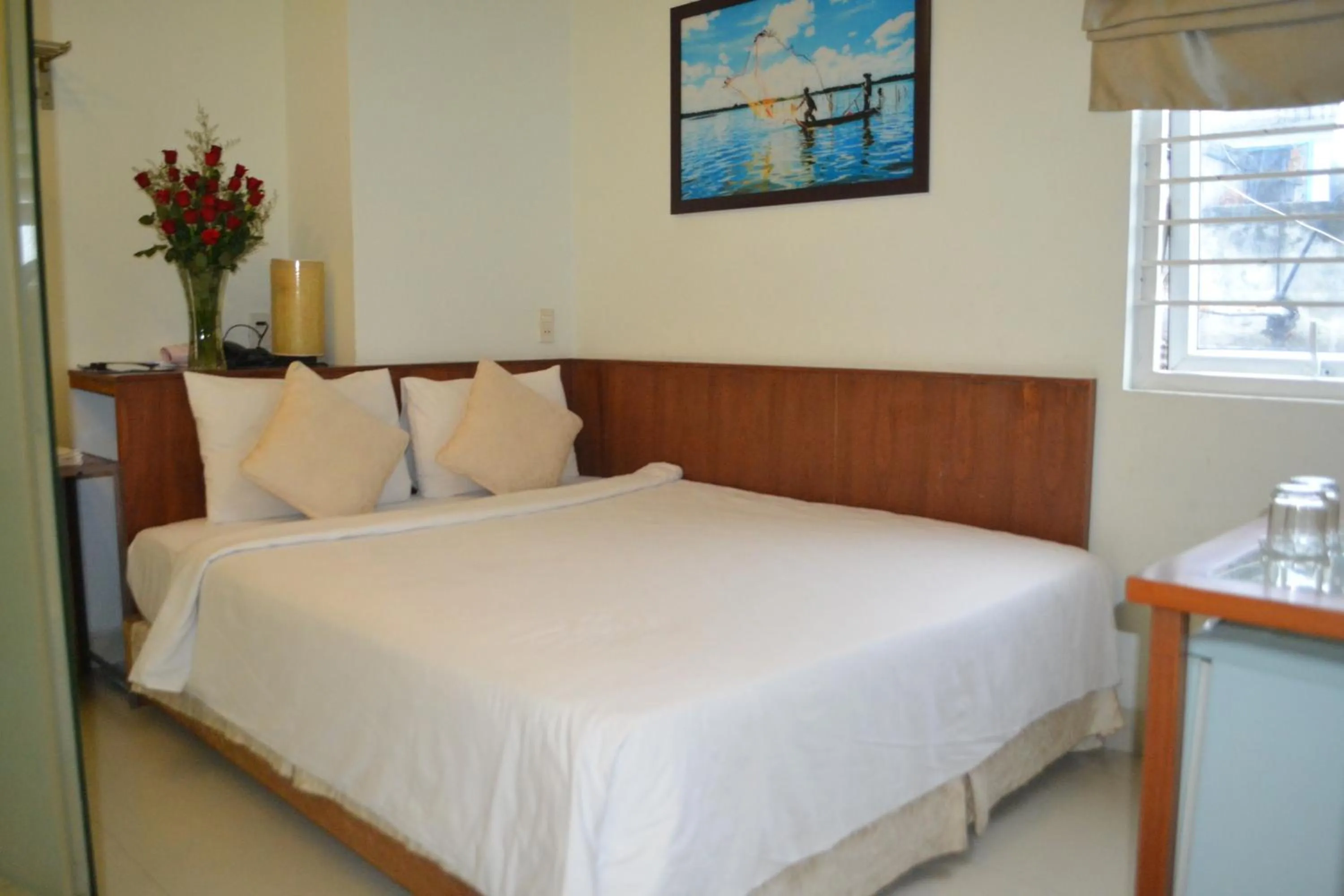 Bed in Nemo Hotel Danang