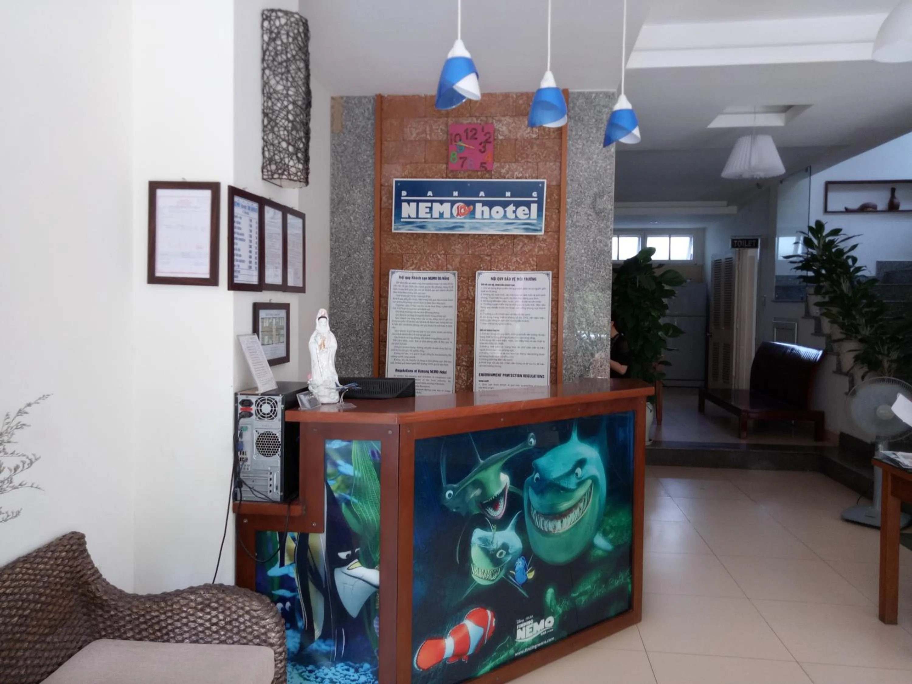 Lobby or reception in Nemo Hotel Danang