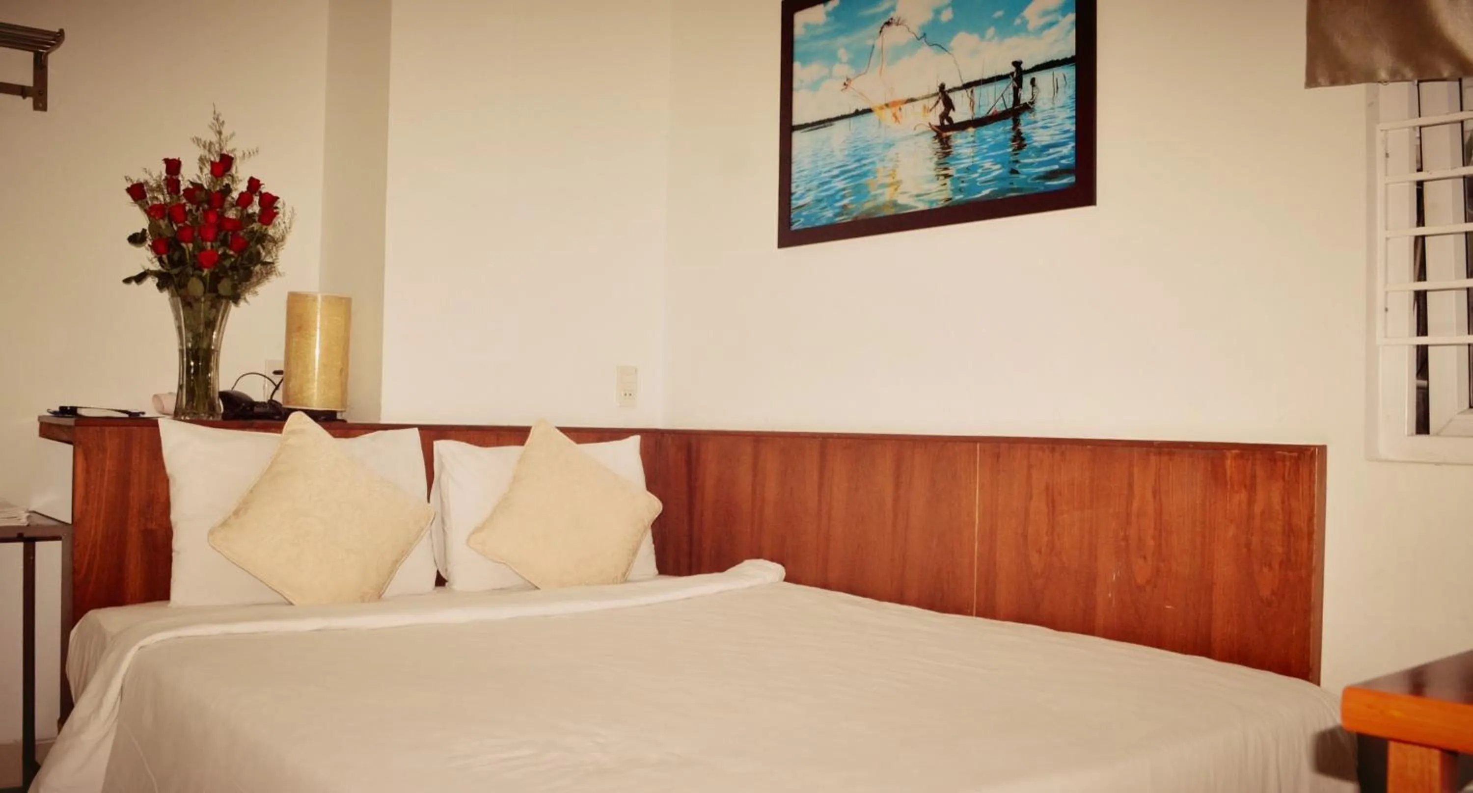 Bed in Nemo Hotel Danang