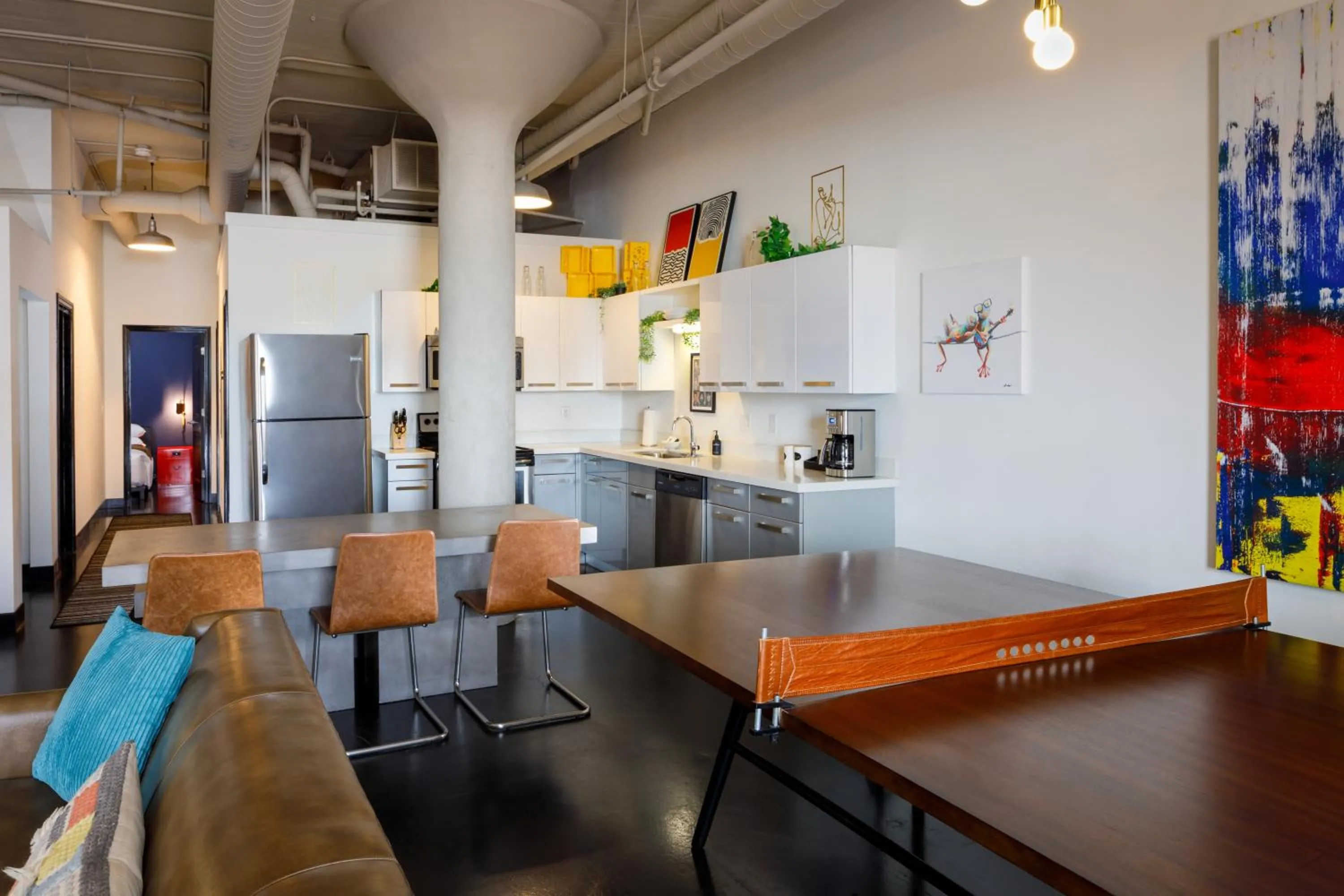 Kitchen or kitchenette in Hotel Clemons