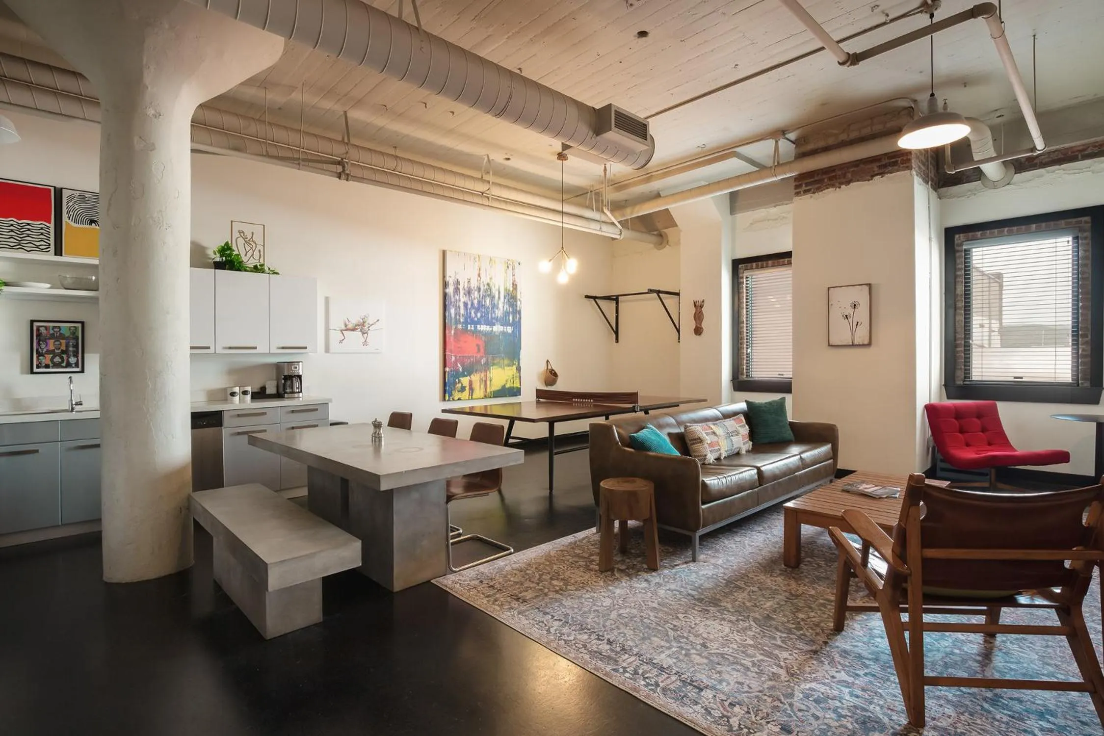 Living room in Hotel Clemons