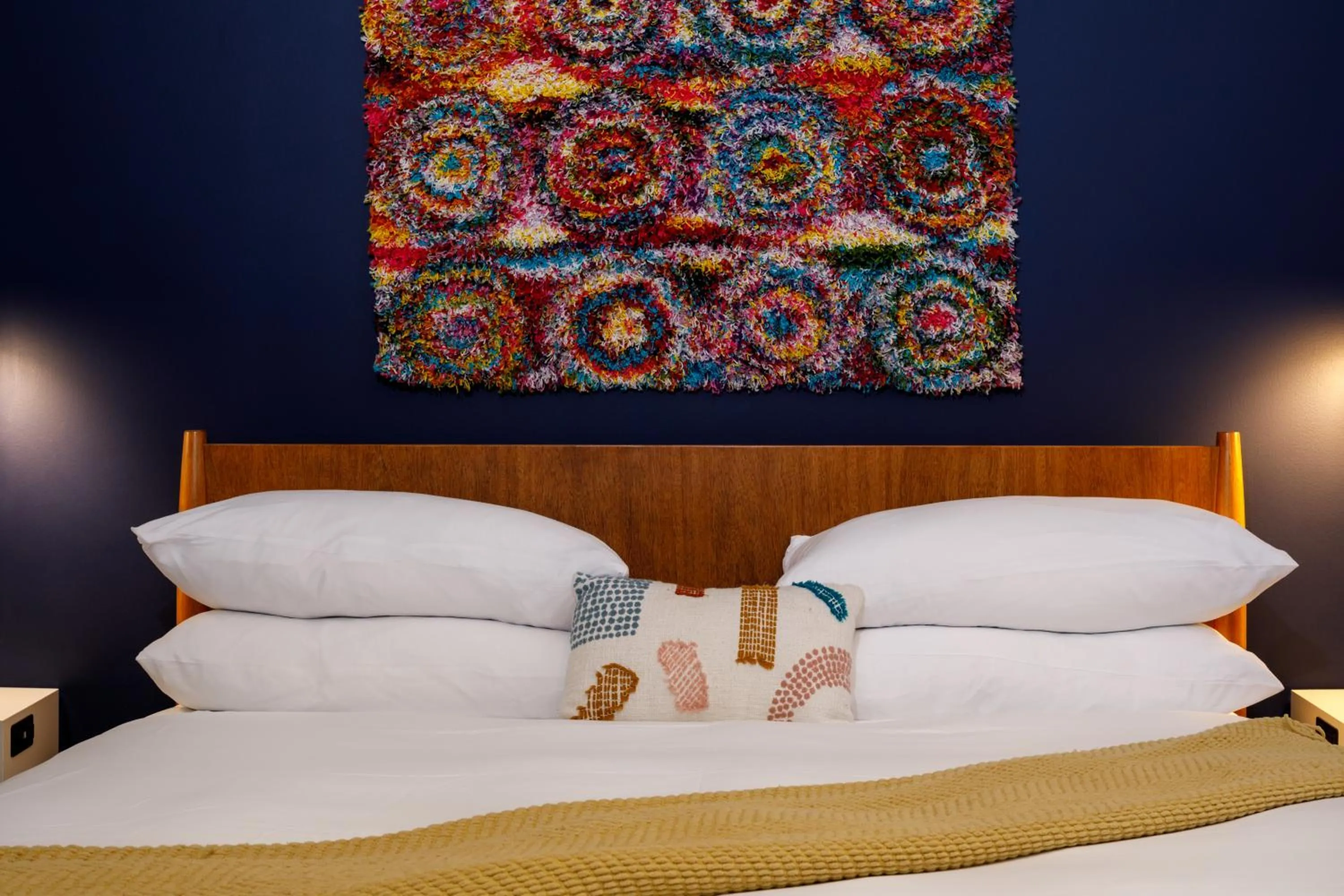 Bed in Hotel Clemons