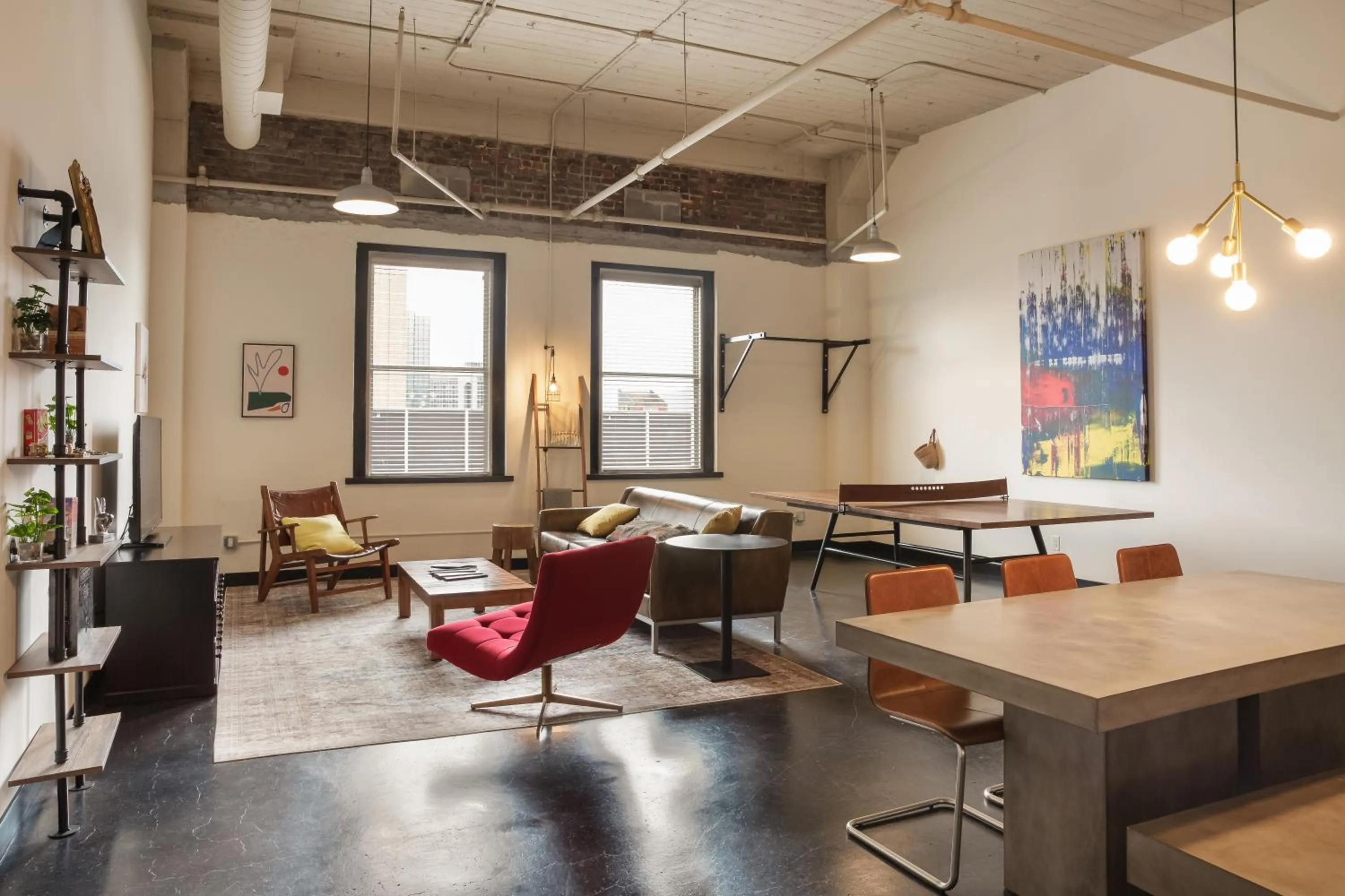 Living room in Hotel Clemons