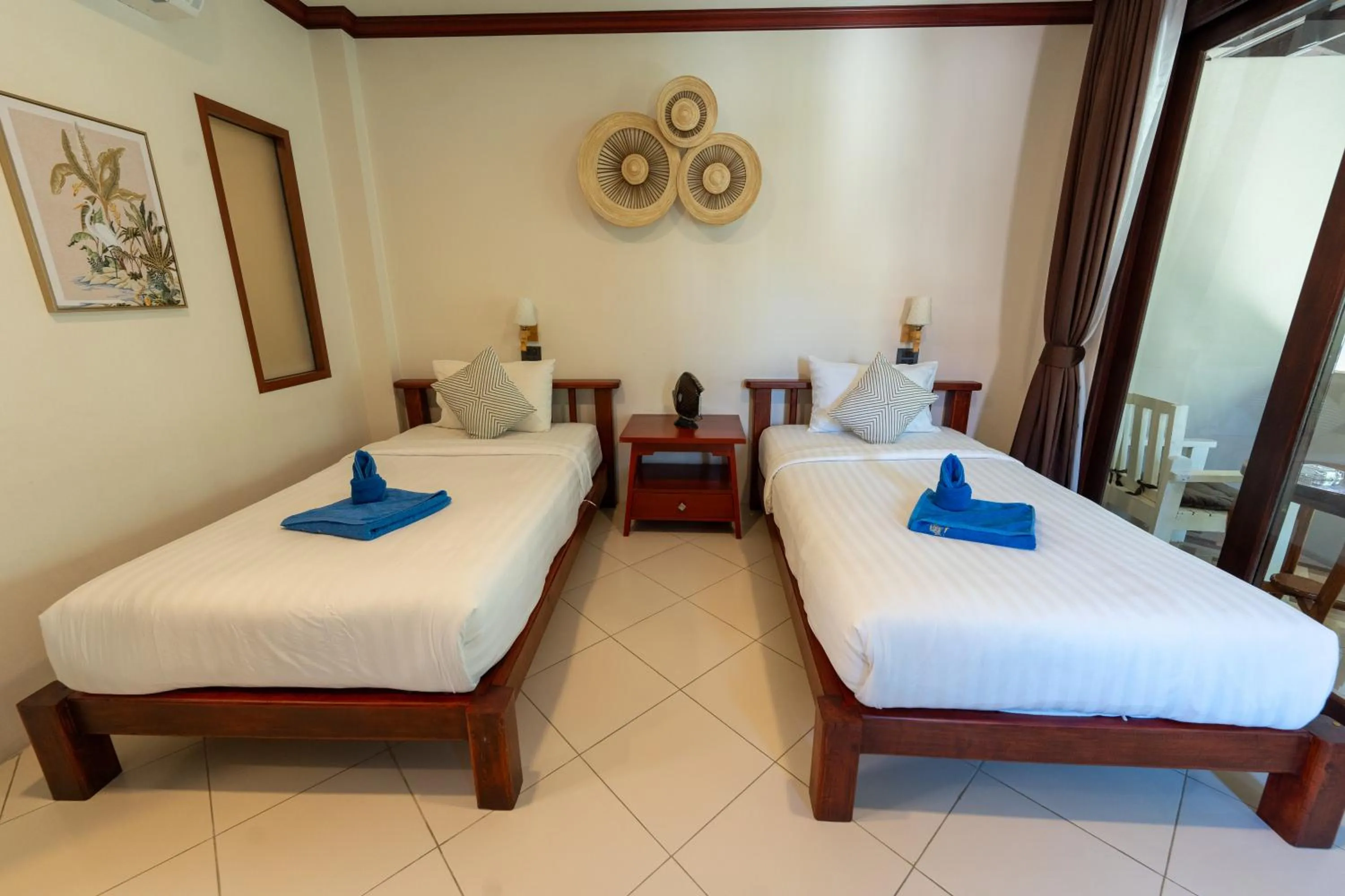Bed in Wind Beach Resort