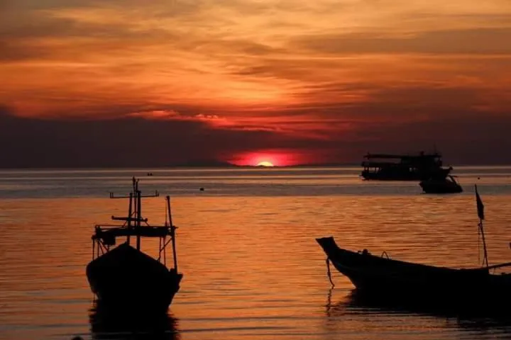 Sunset in Wind Beach Resort