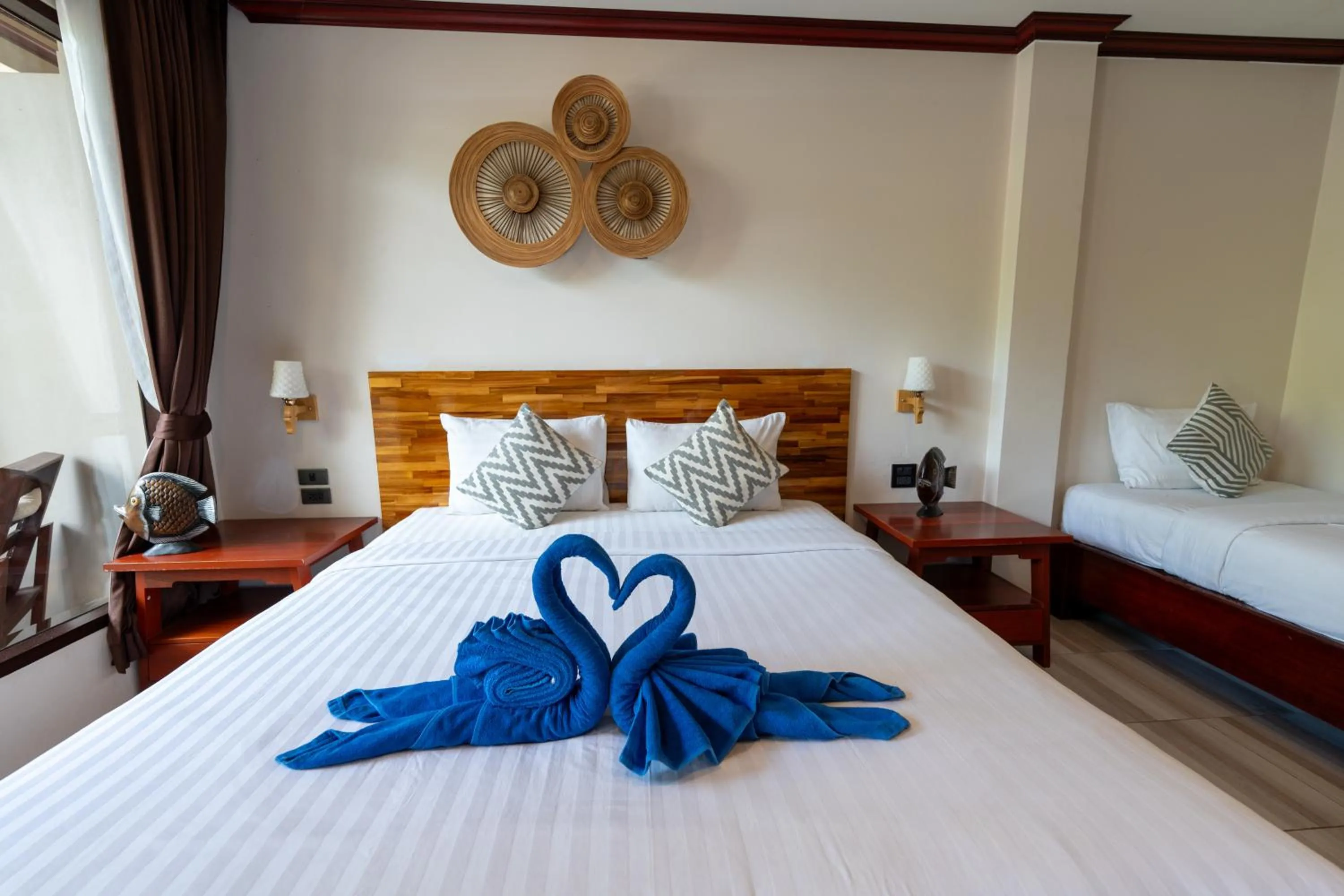 Bed in Wind Beach Resort