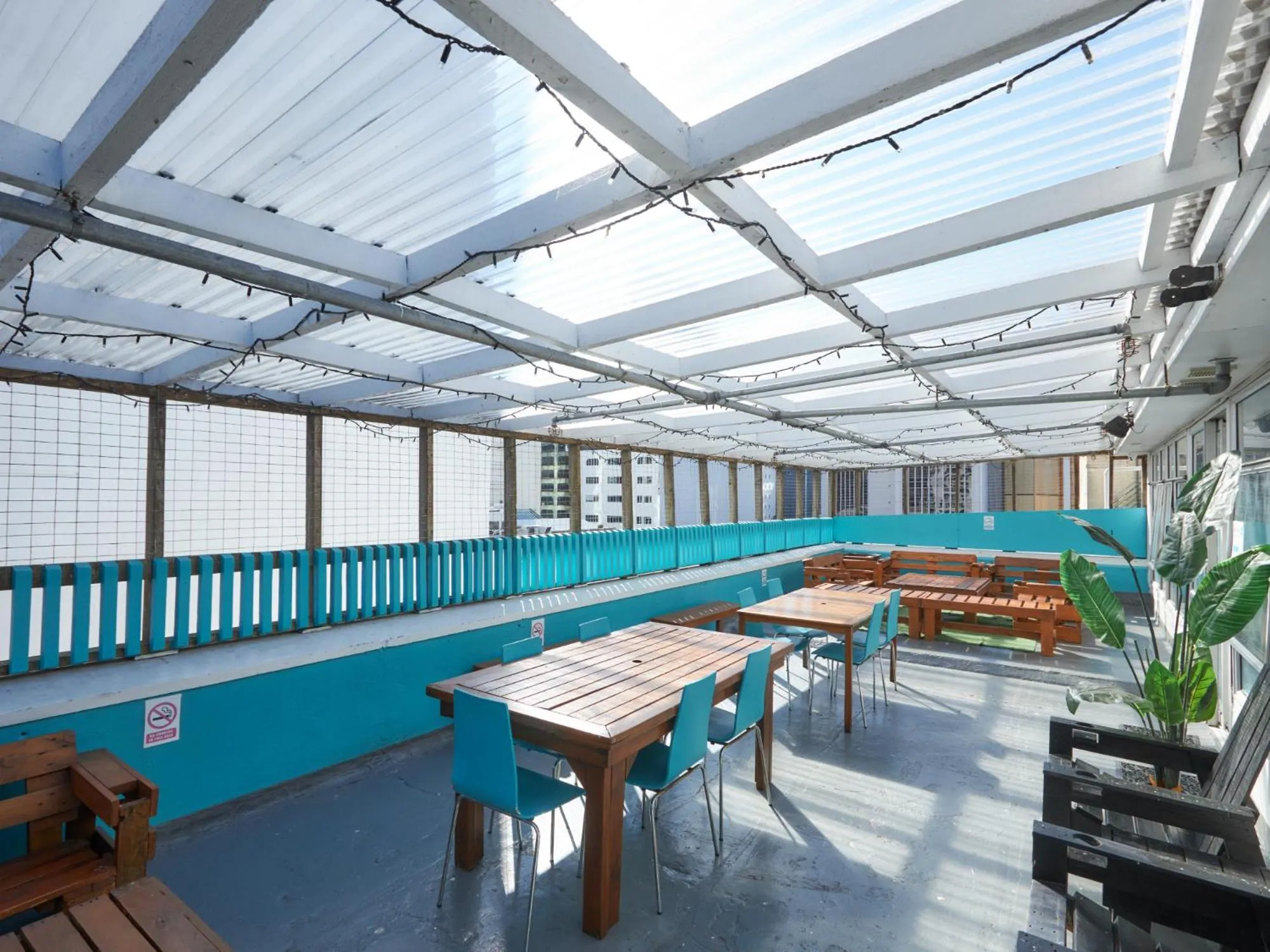 Balcony/Terrace in Attic Backpackers