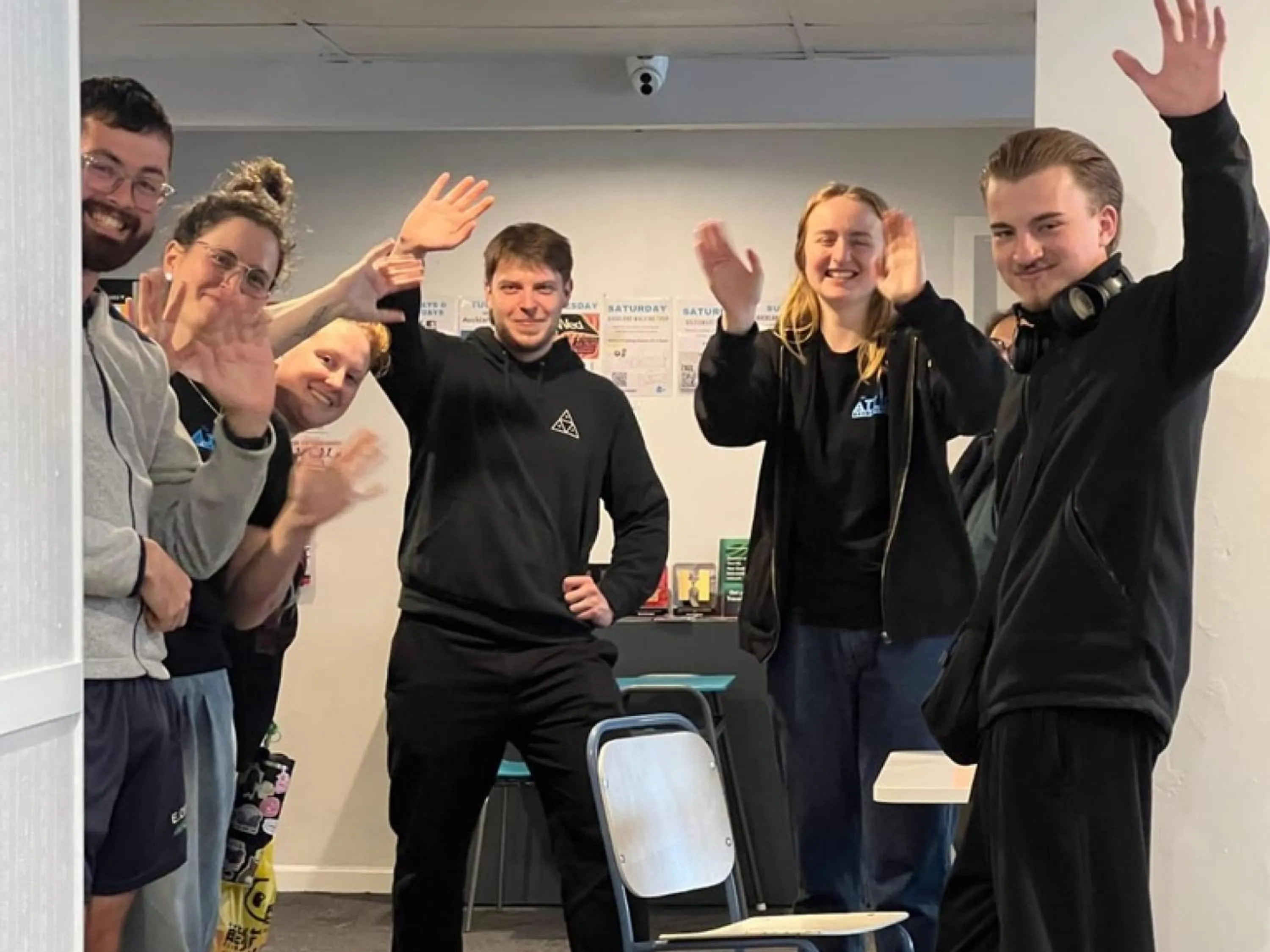 People in Attic Backpackers