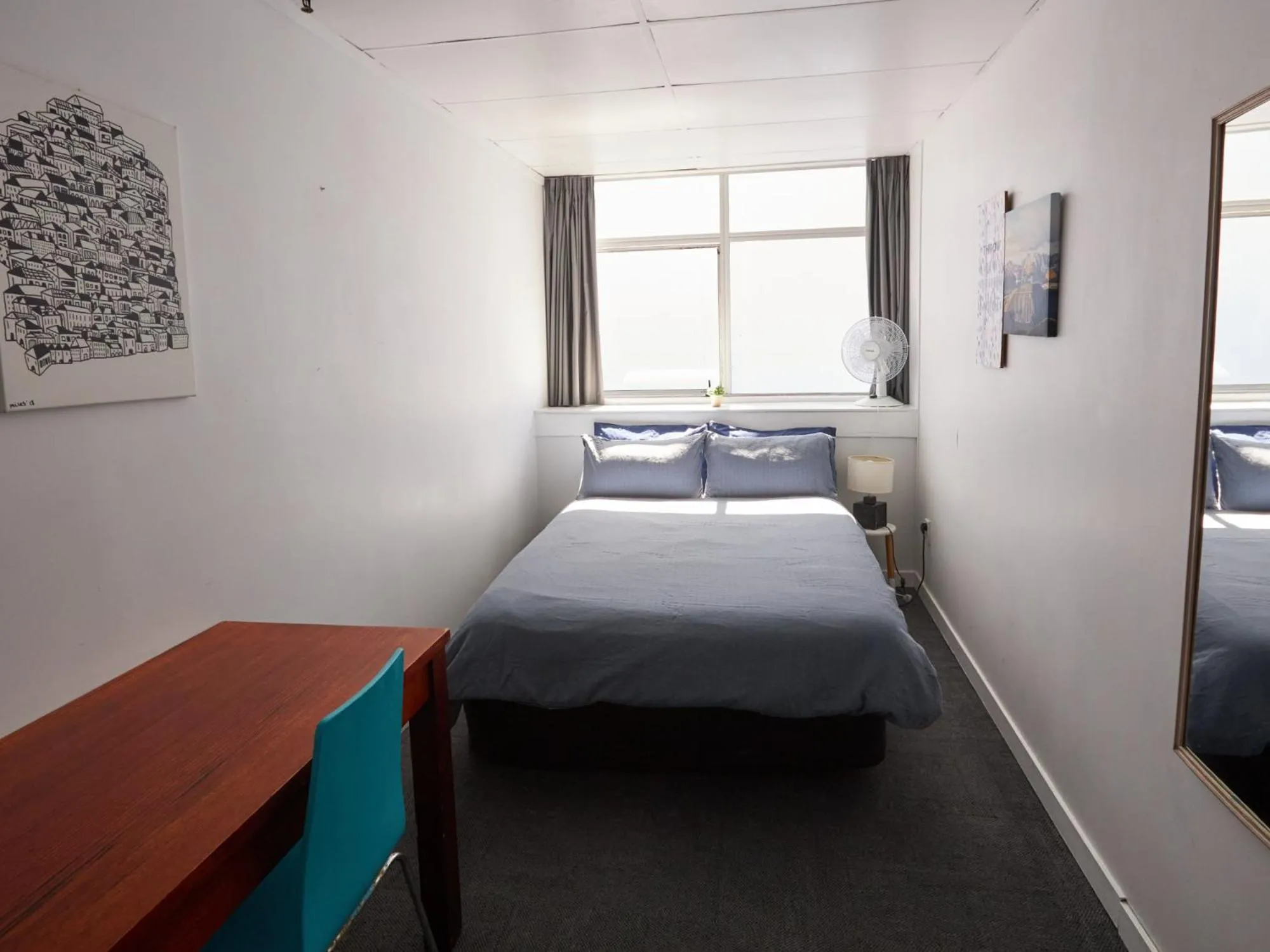 Bedroom, Bed in Attic Backpackers