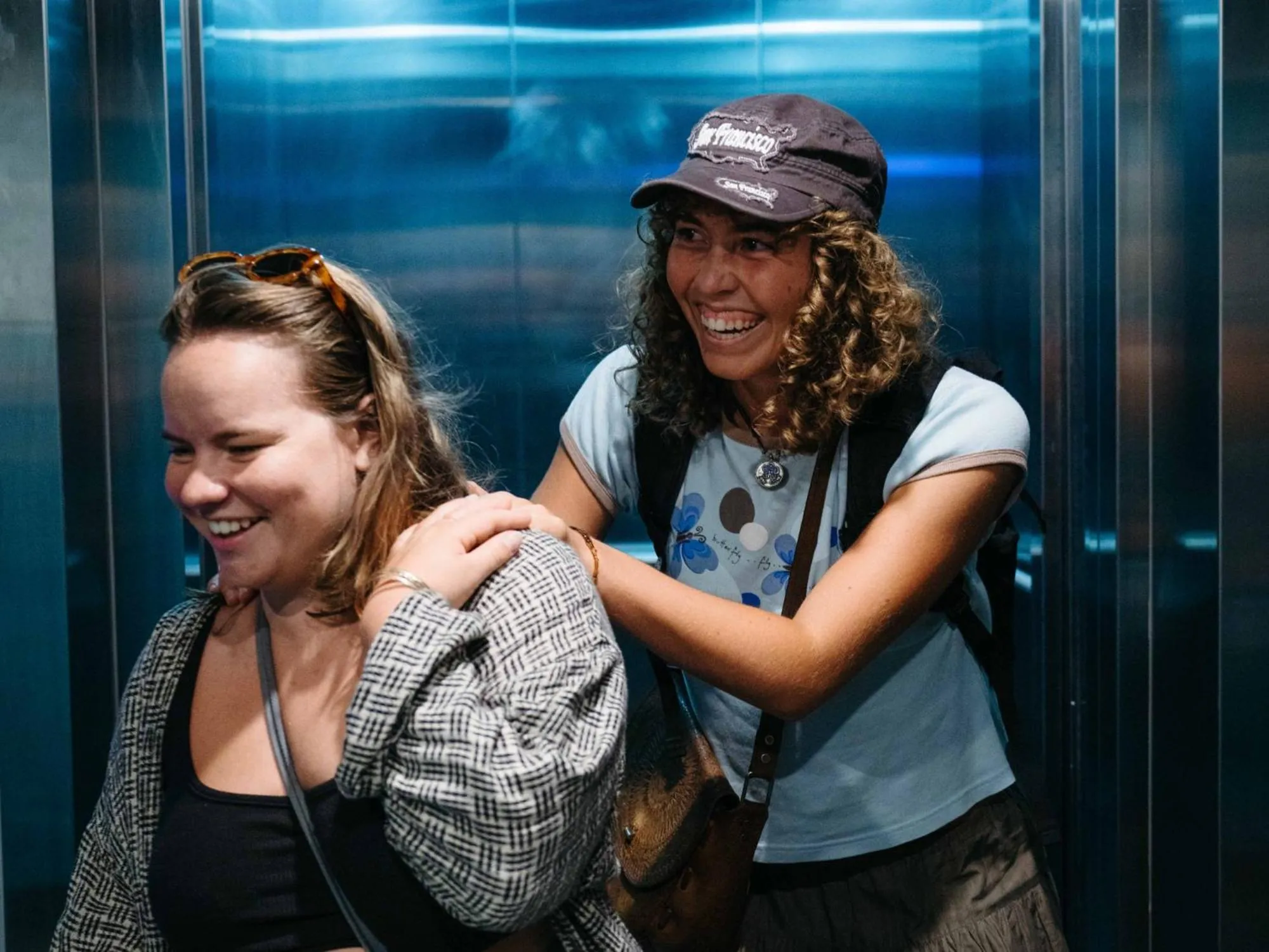 group of guests in Attic Backpackers