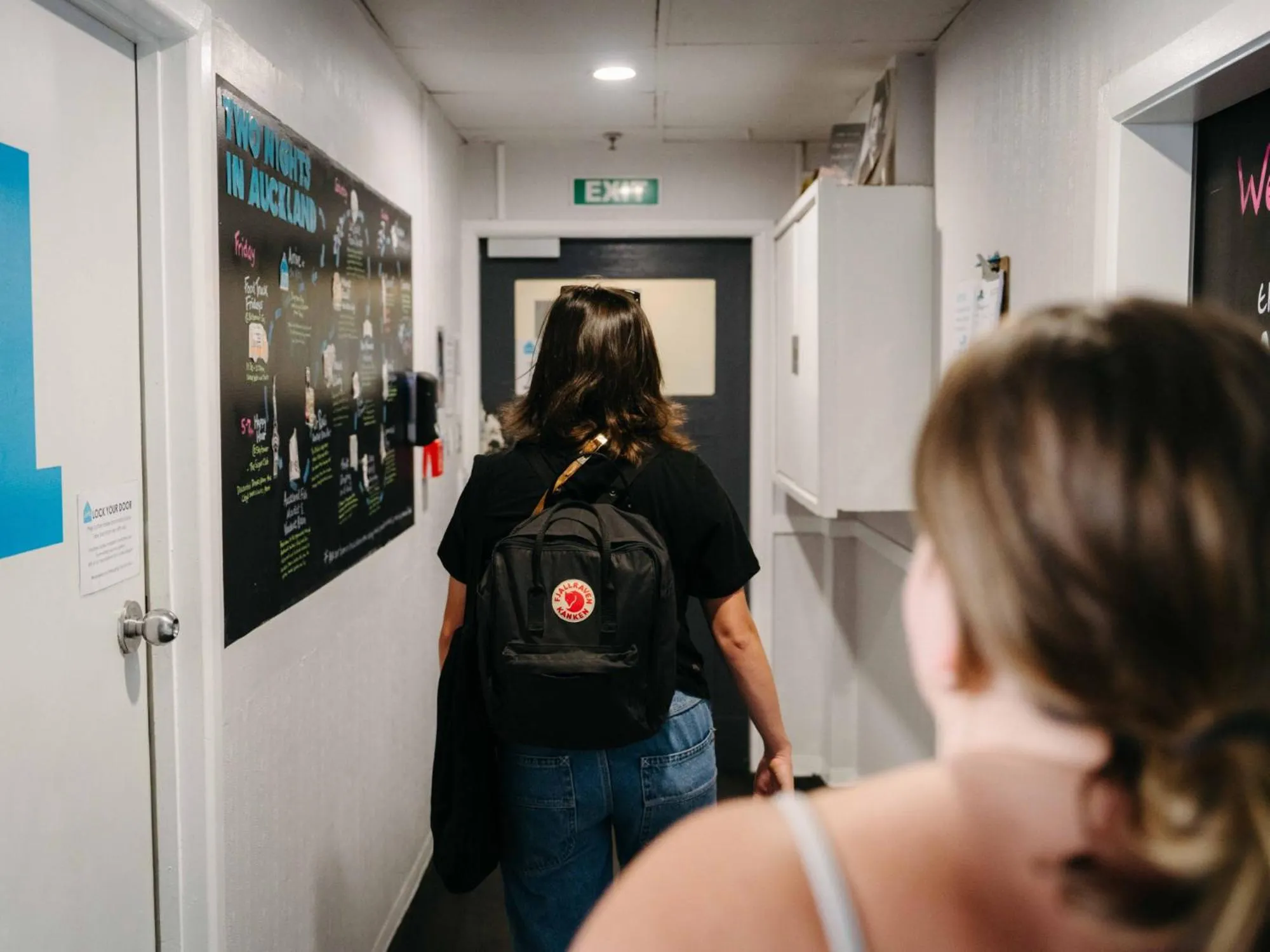group of guests in Attic Backpackers