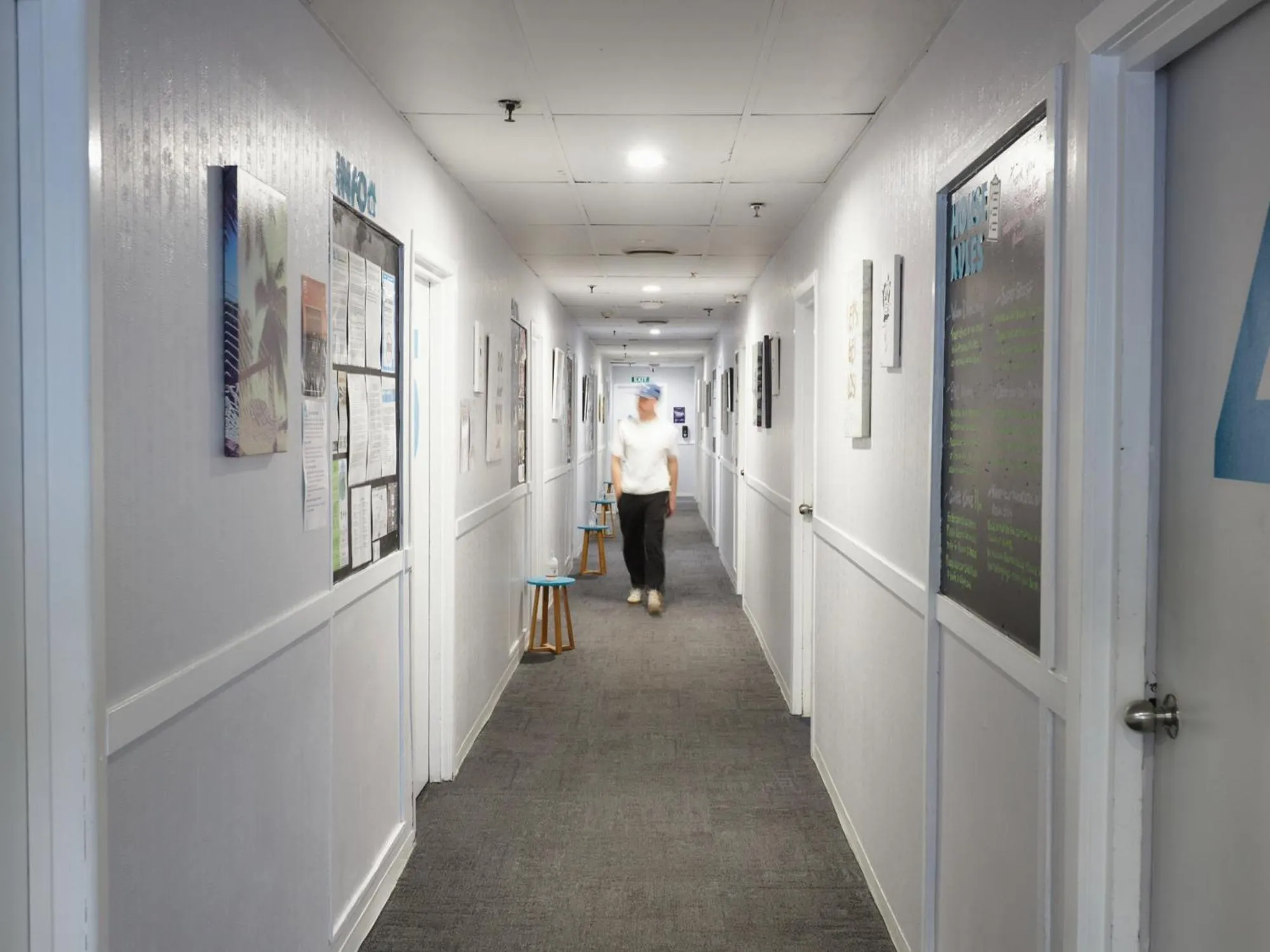 People in Attic Backpackers