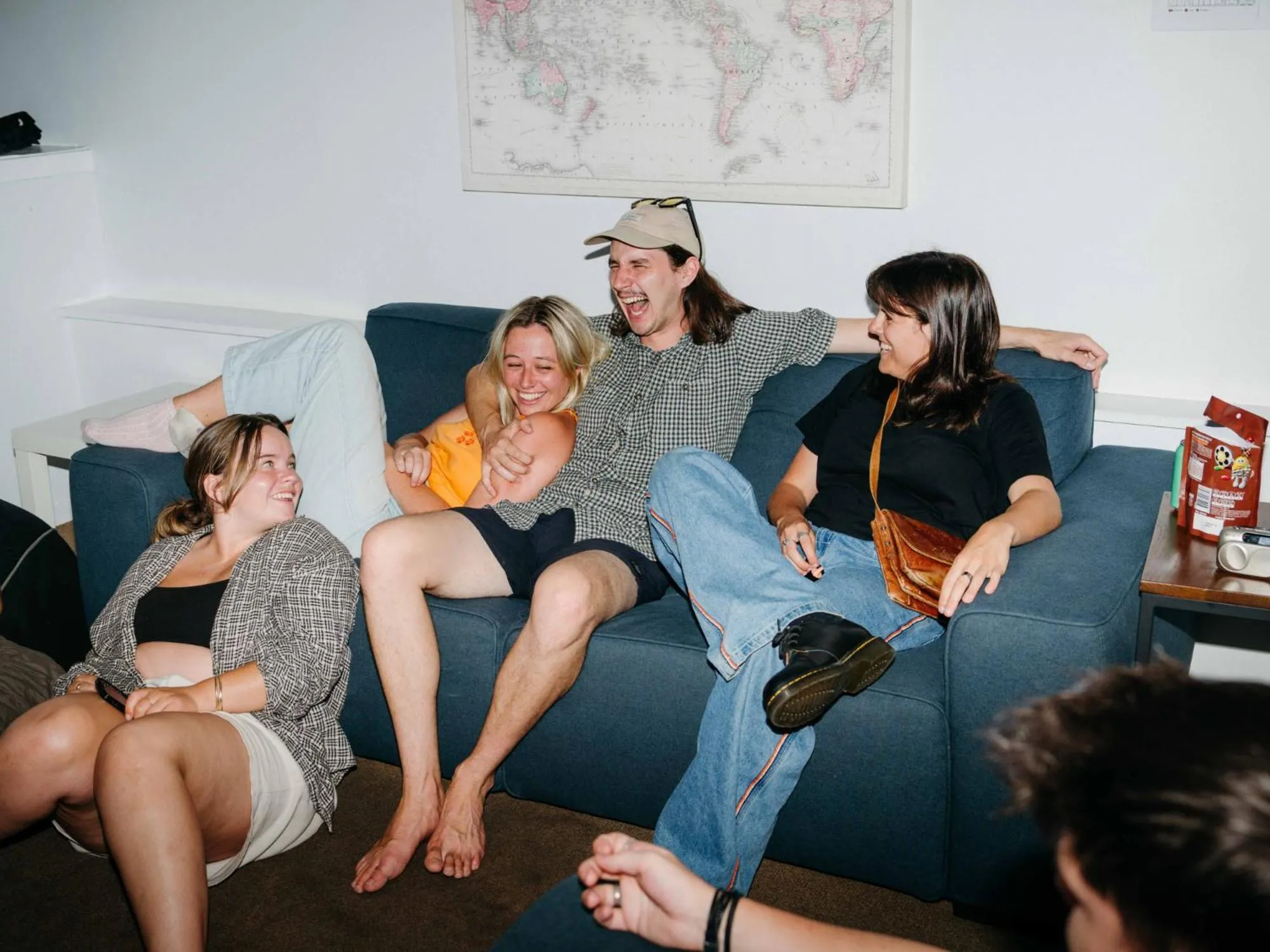 Living room in Attic Backpackers