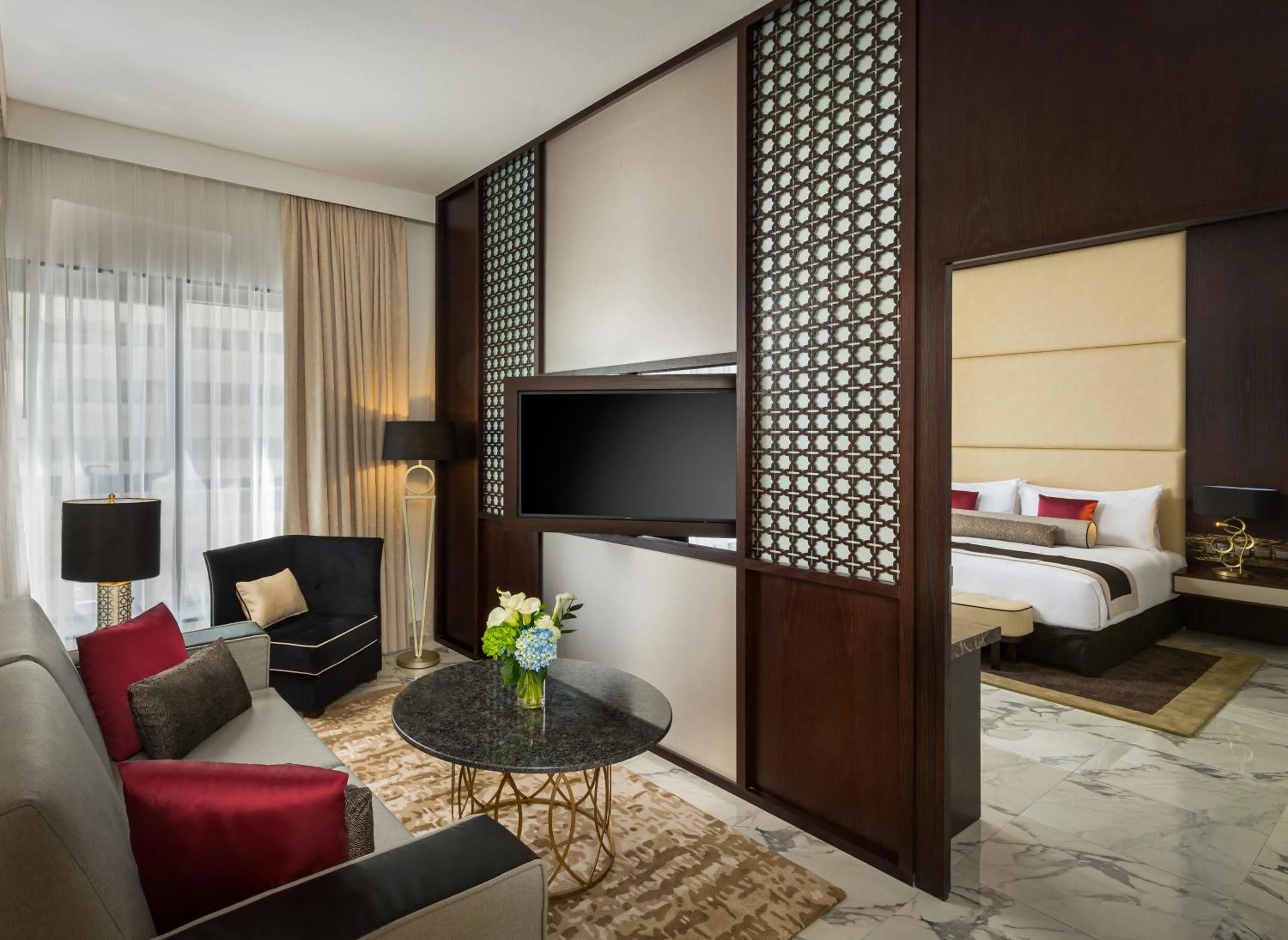 TV and multimedia, Bed in Millennium Place Dubai Marina