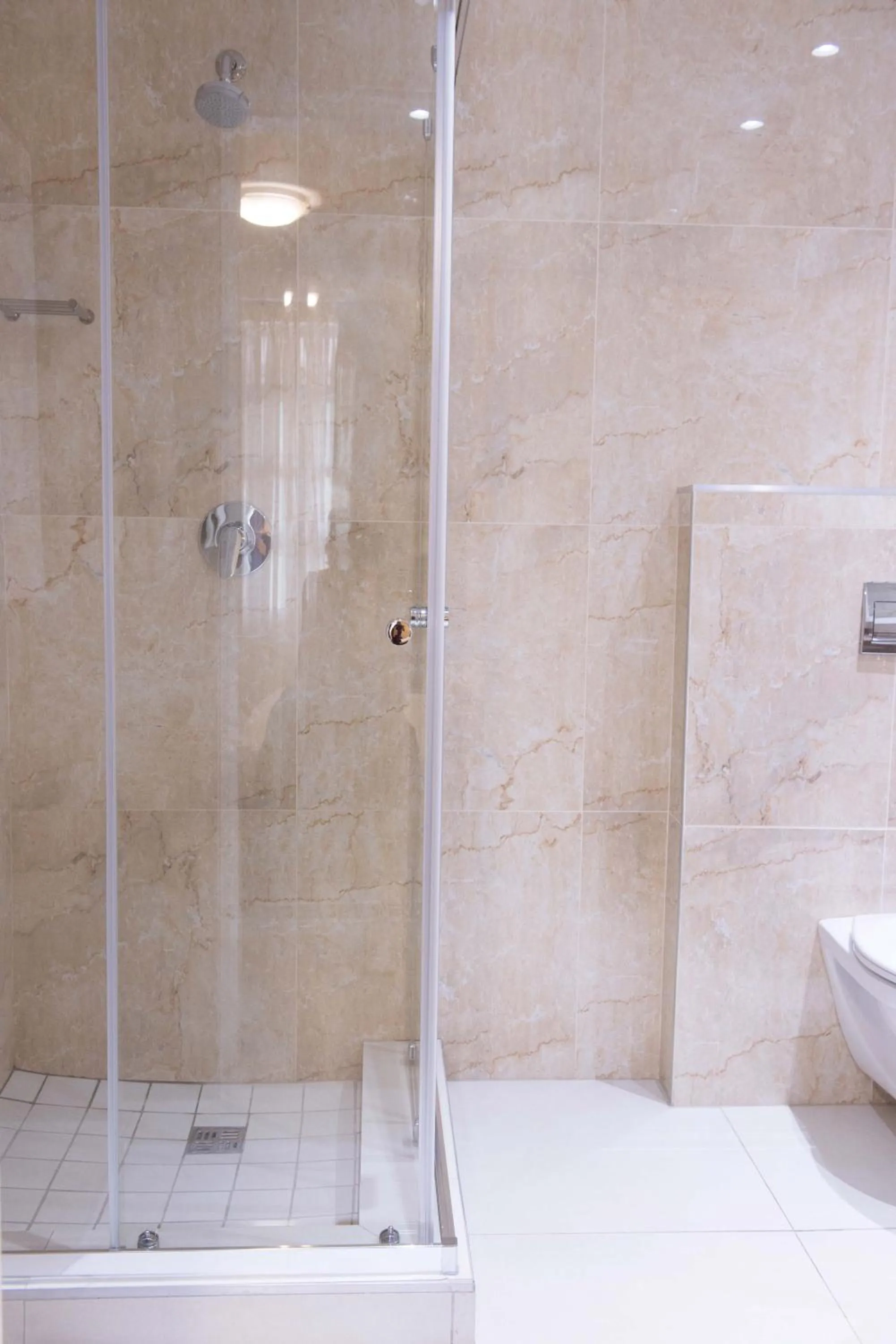 Shower in Britannia Hotel