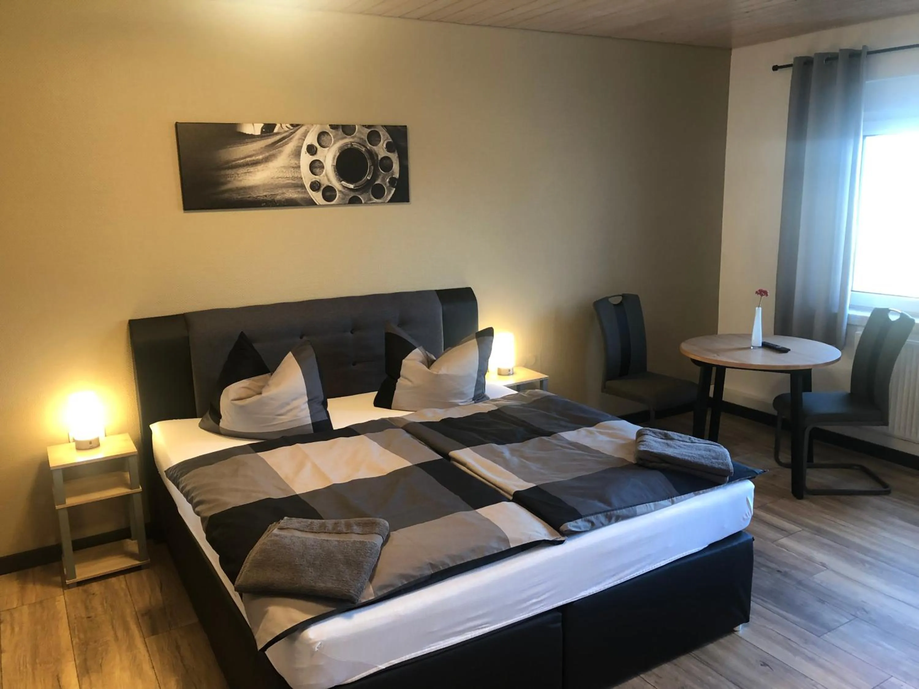 Bed in Pension Flying Ranch