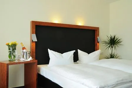 Bed in Hotel Prinzen