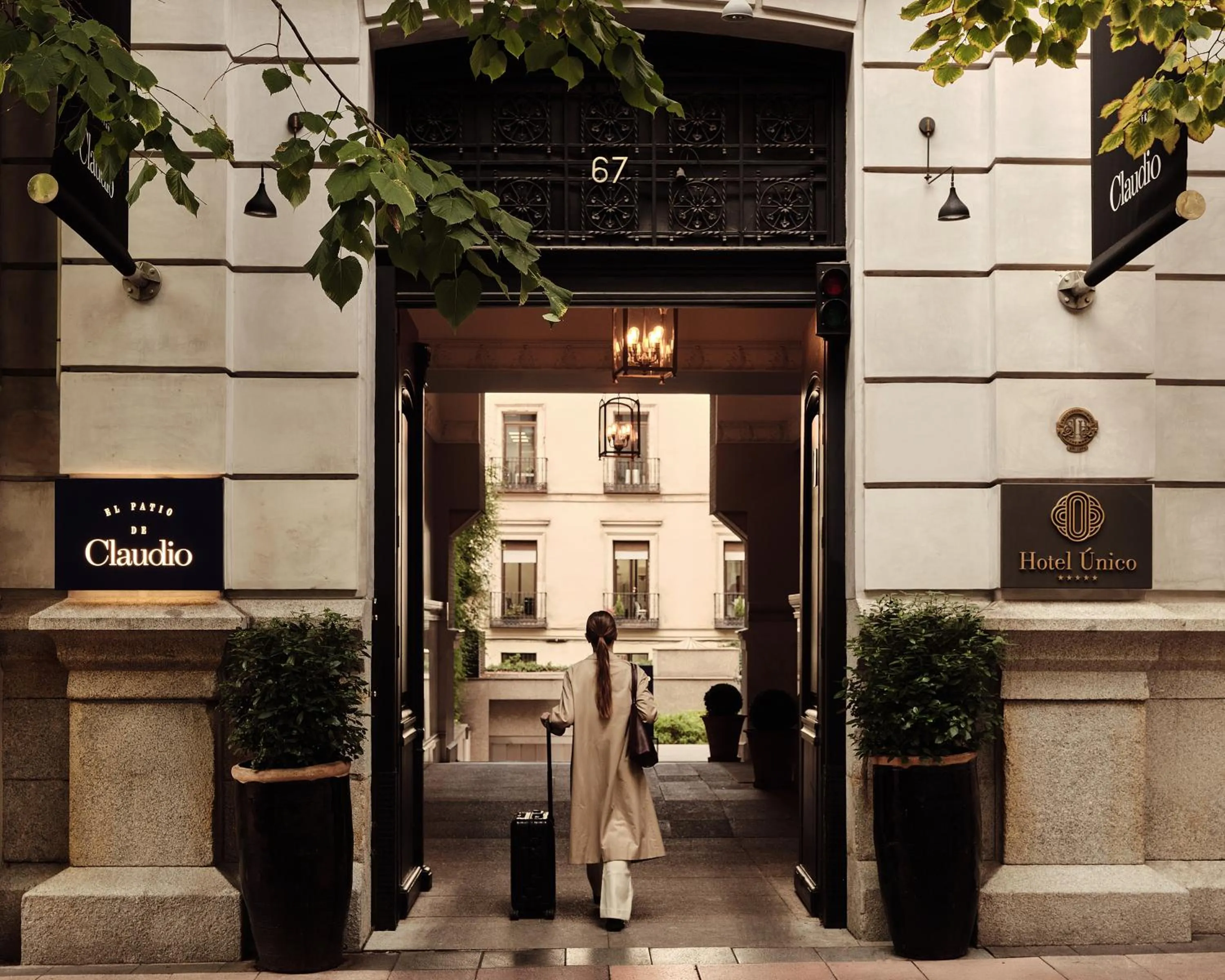 Facade/entrance in Hotel Único Madrid, Small Luxury Hotels