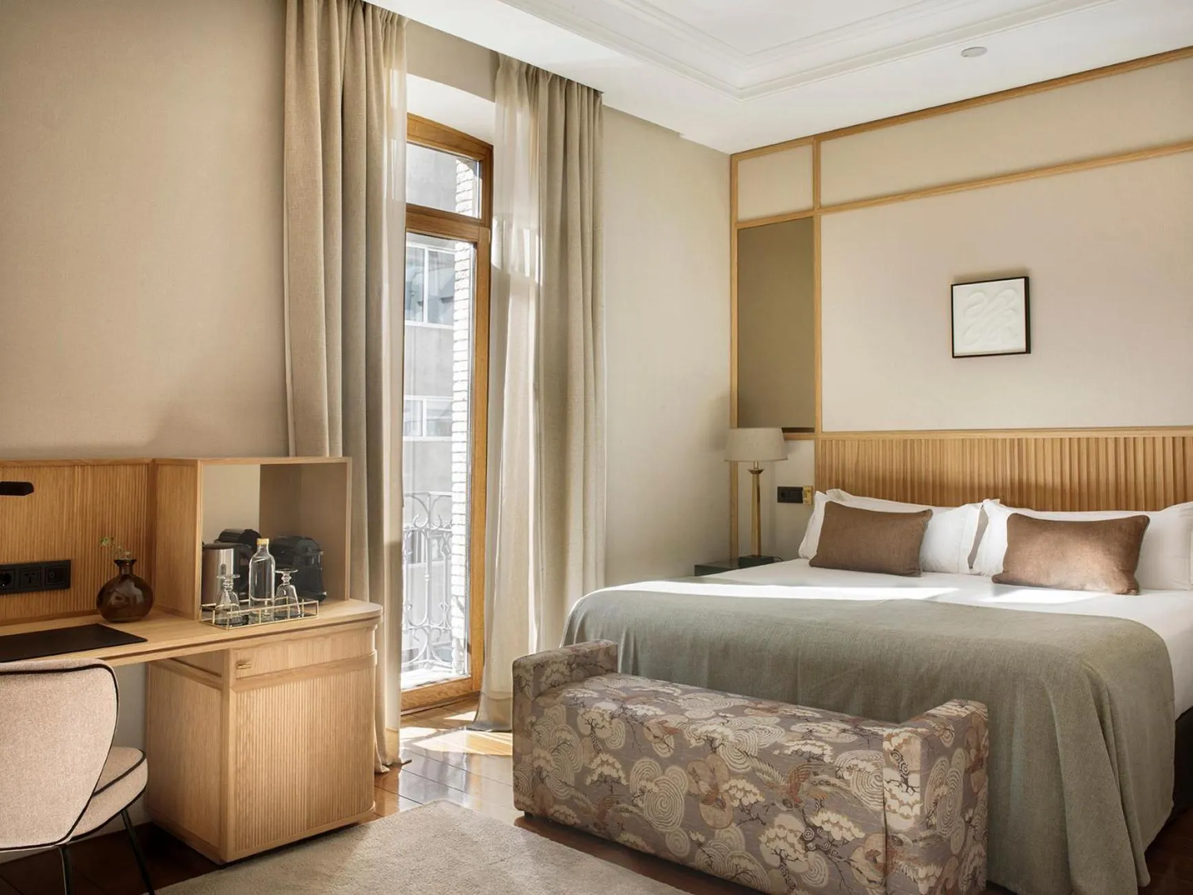 Bed in Hotel Único Madrid, Small Luxury Hotels