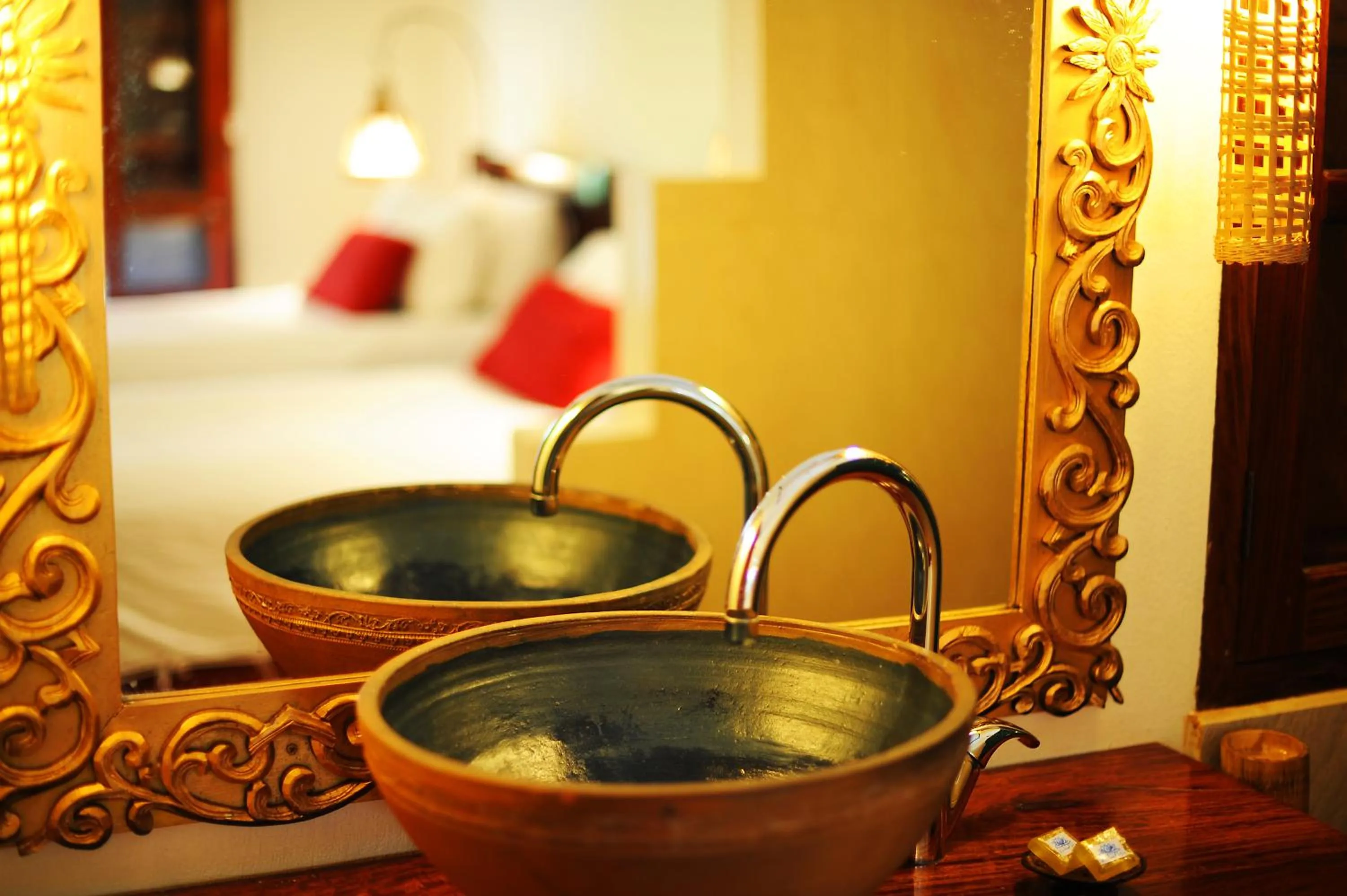 Decorative detail in Lotus Villa