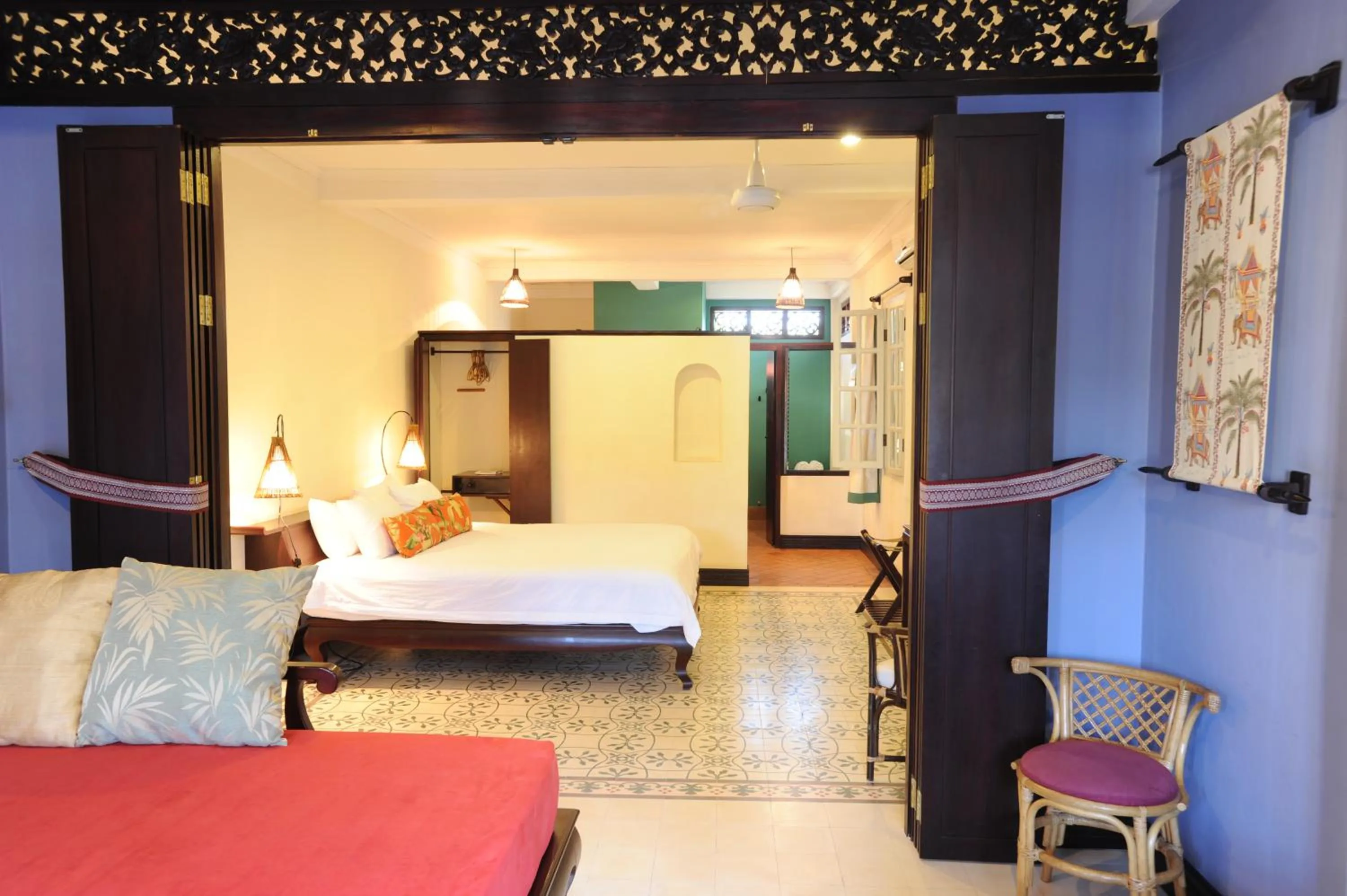 Photo of the whole room, Bed in Lotus Villa