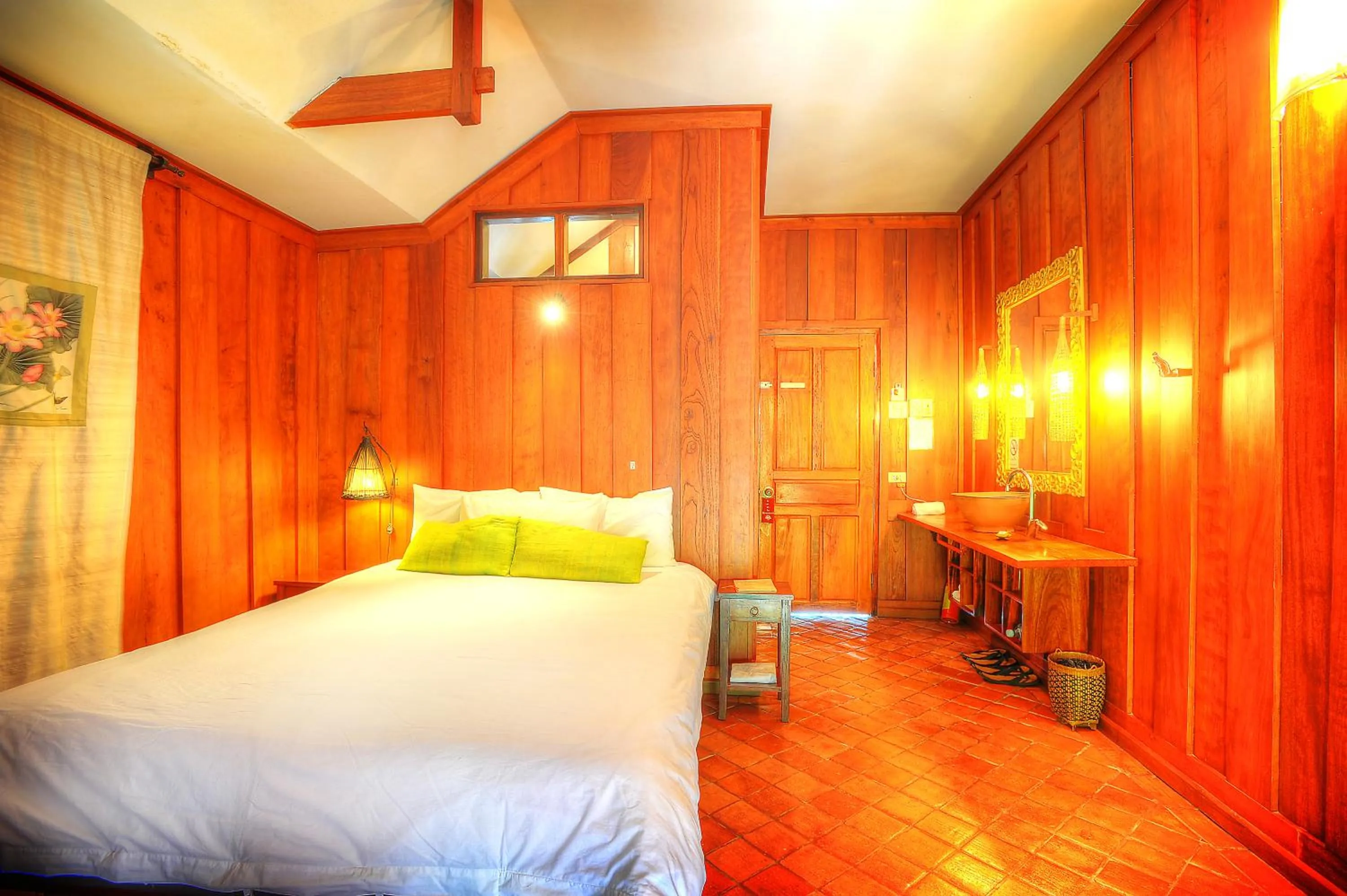 Bedroom, Bed in Lotus Villa