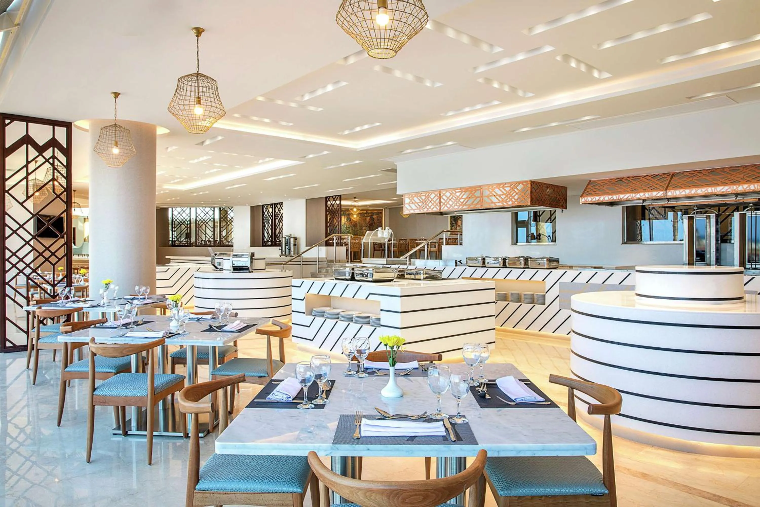 Breakfast in Hilton Hurghada Plaza Hotel