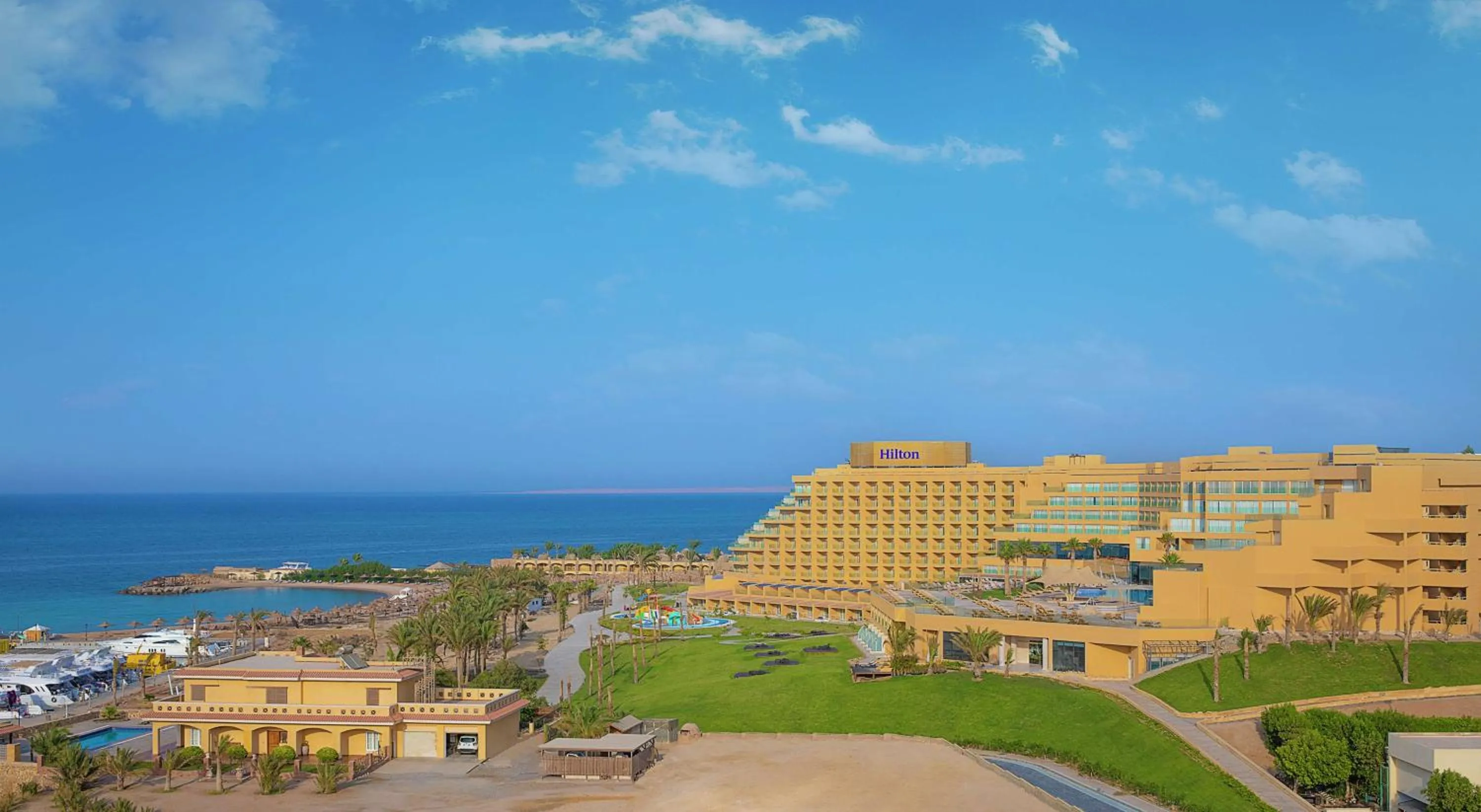 Property building in Hilton Hurghada Plaza Hotel