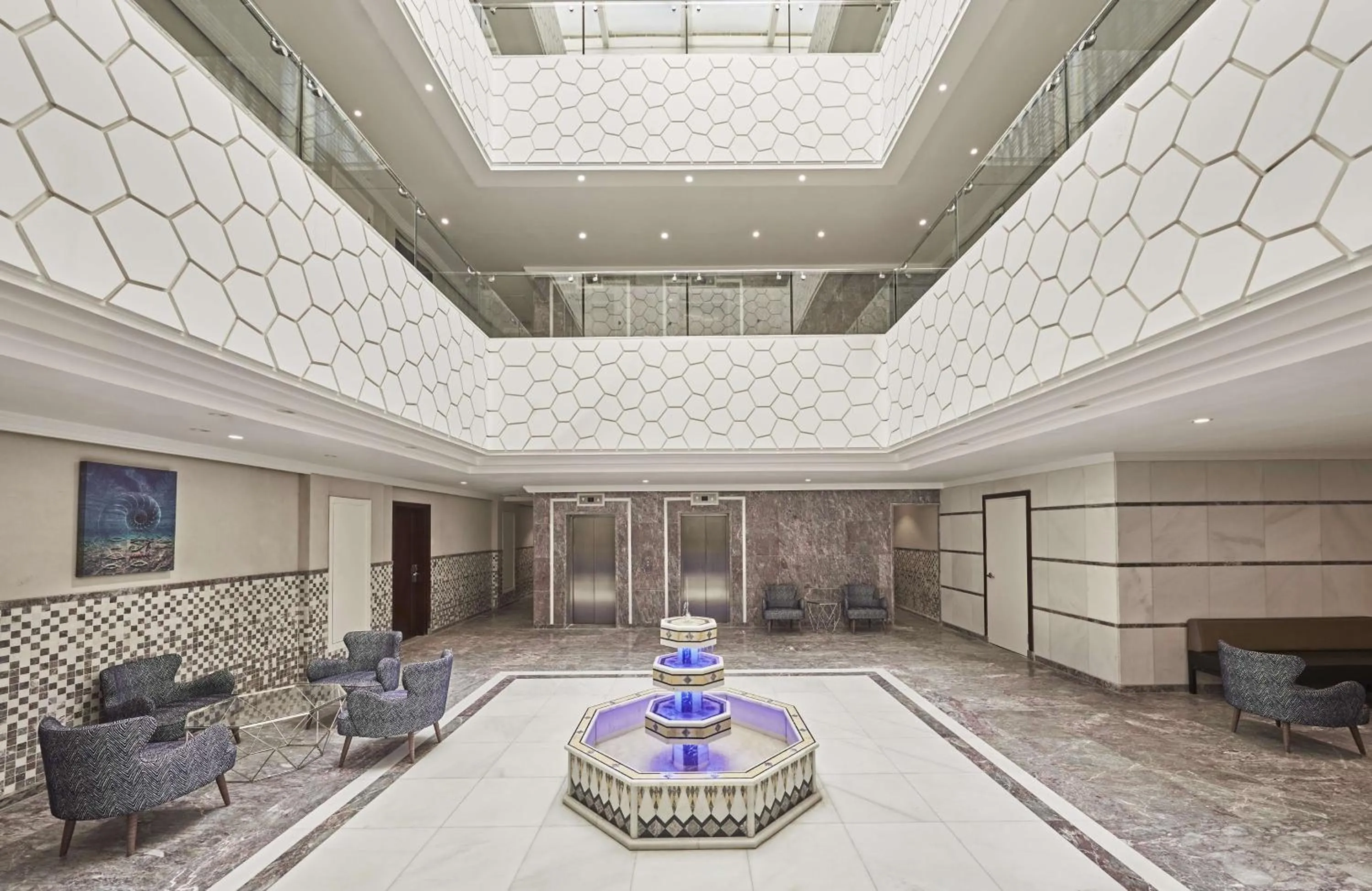 Lobby or reception in Hilton Hurghada Plaza Hotel