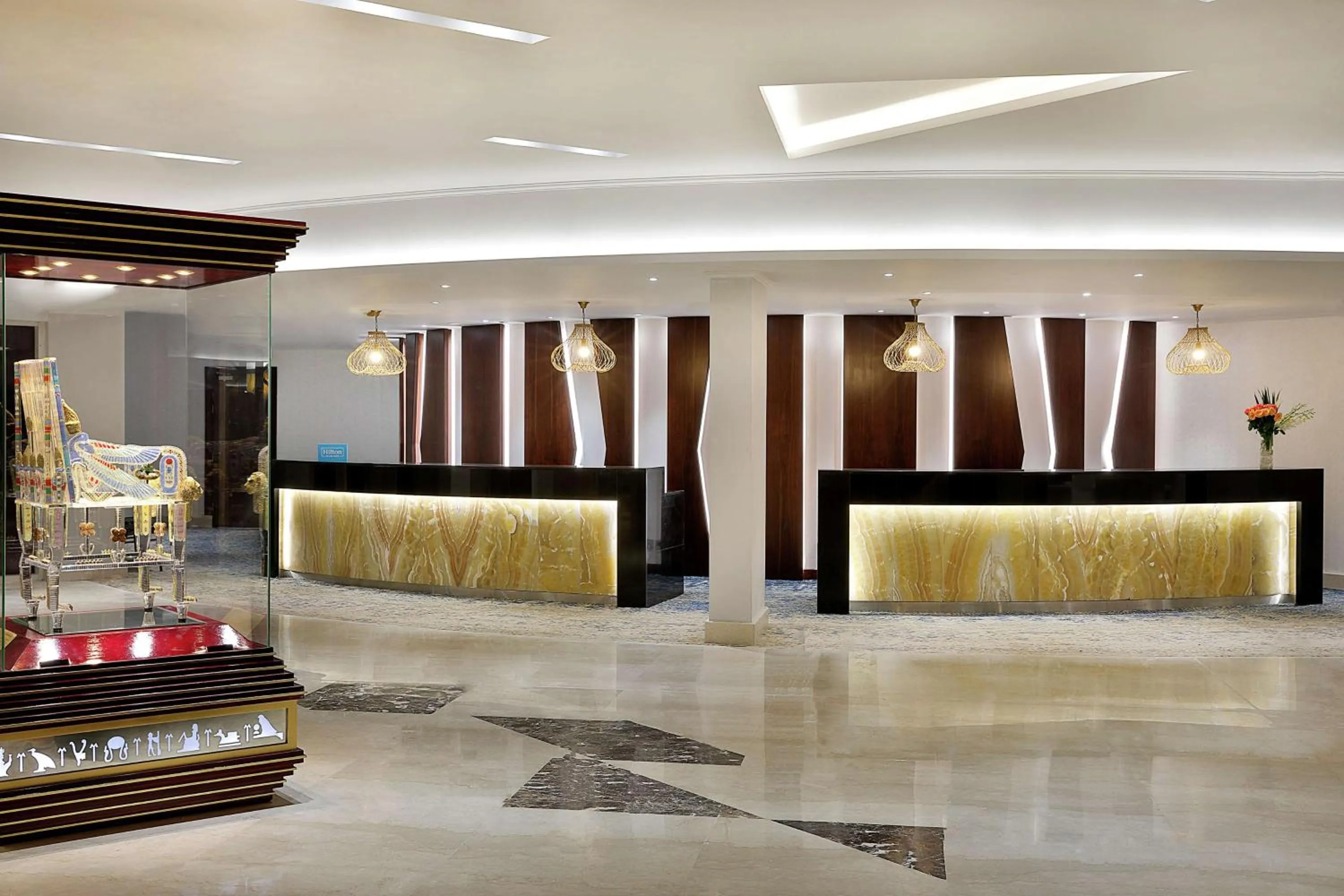 Lobby or reception in Hilton Hurghada Plaza Hotel