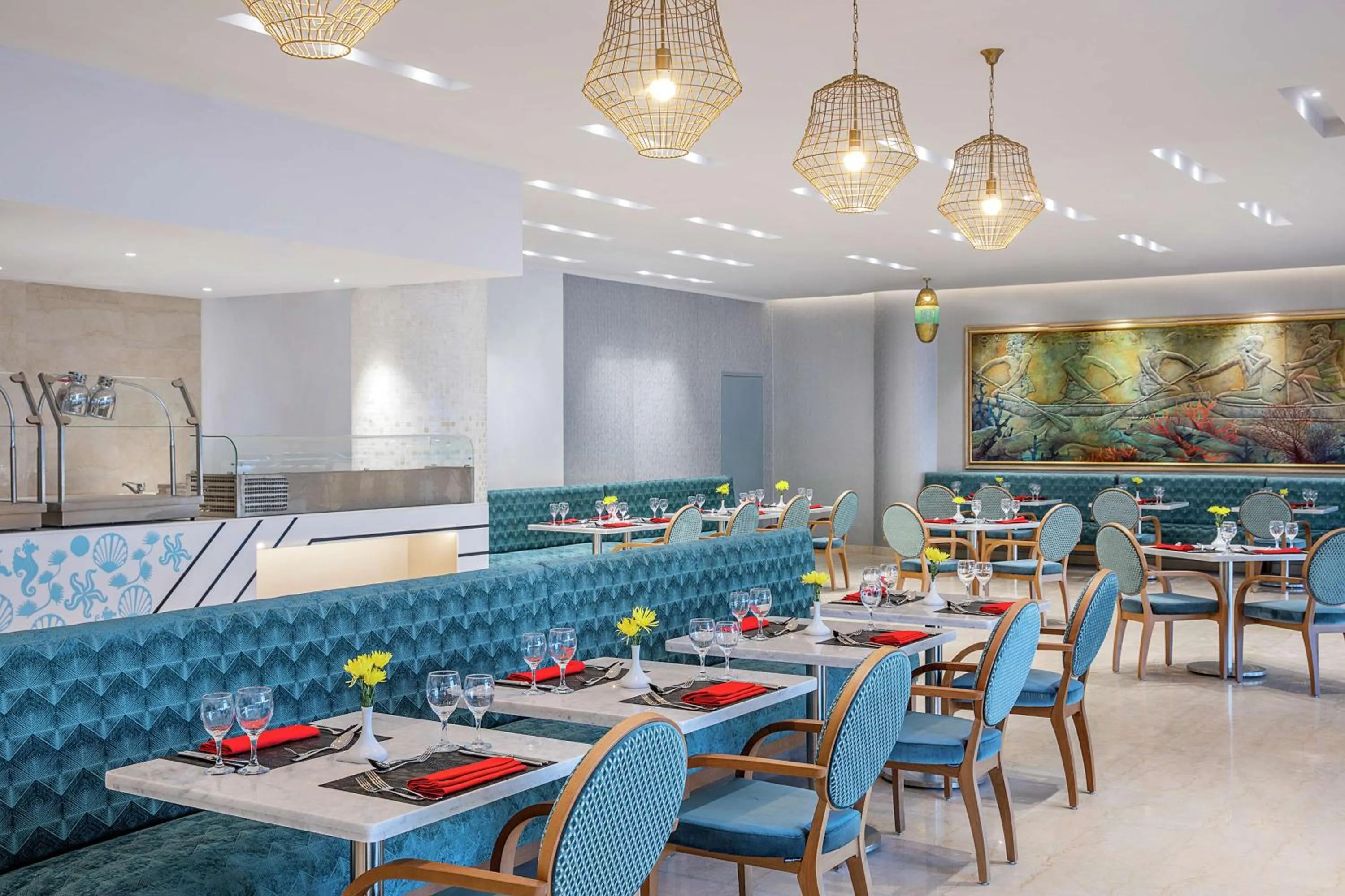 Breakfast in Hilton Hurghada Plaza Hotel