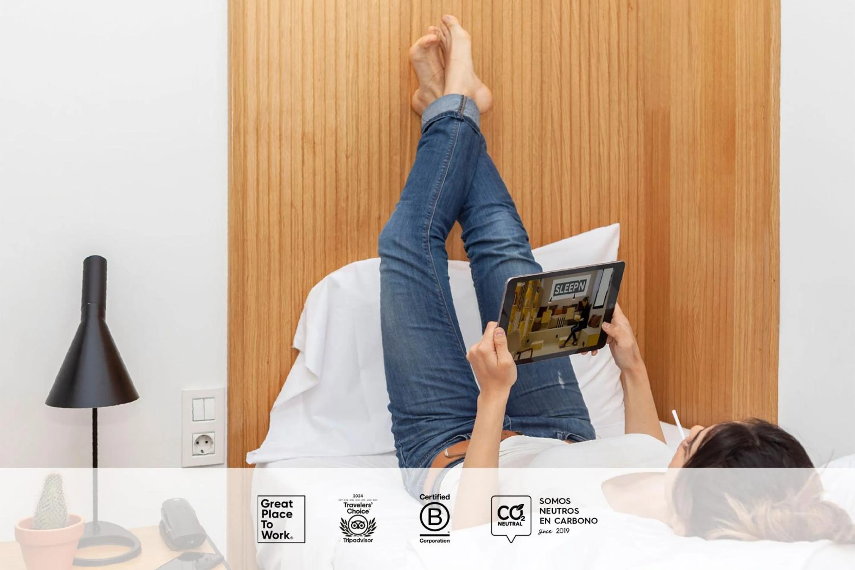 Bedroom in SLEEP'N Atocha - B Corp Certified