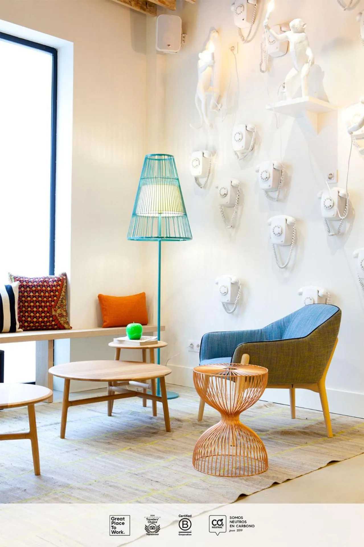 Lobby or reception in SLEEP'N Atocha - B Corp Certified