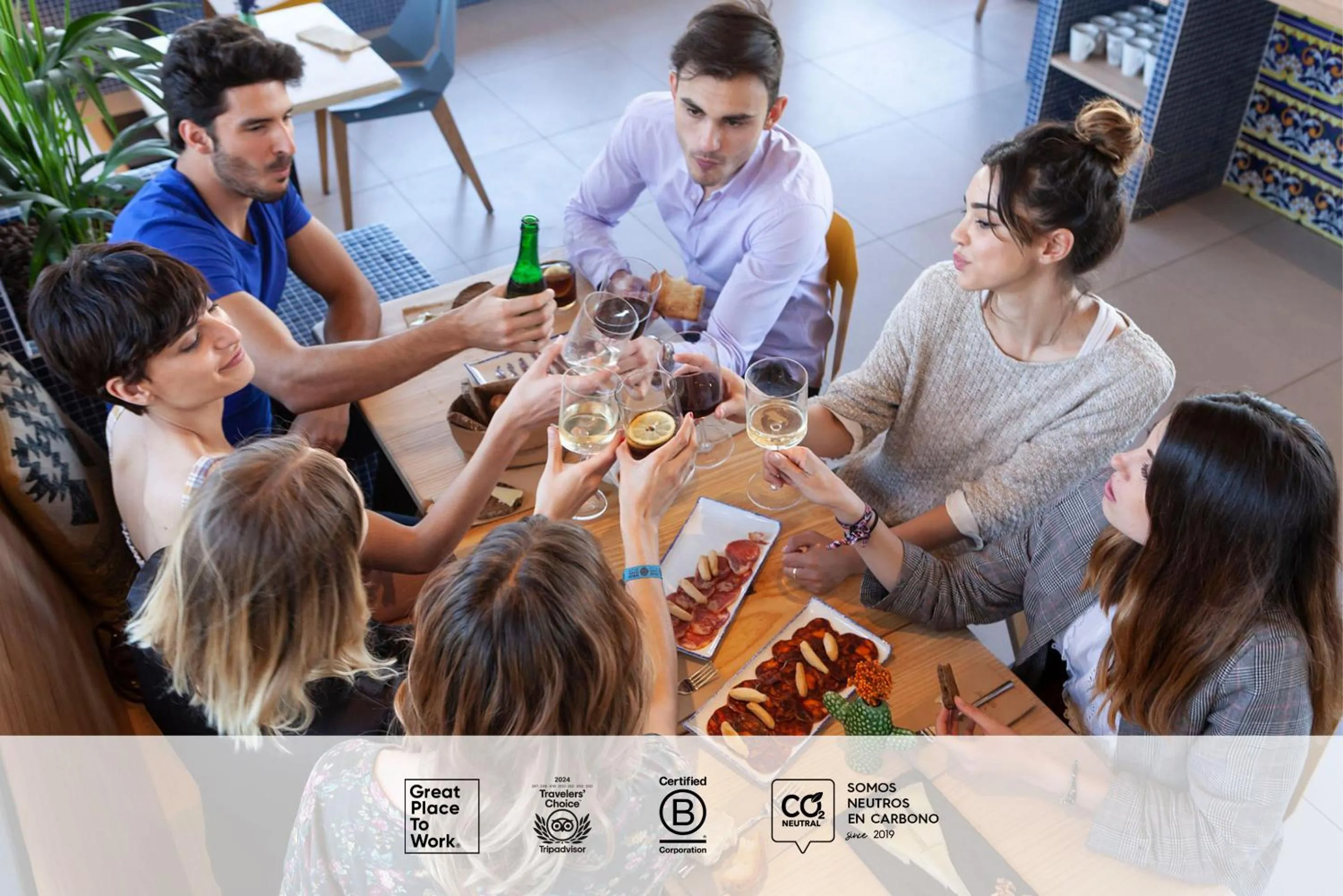 Restaurant/places to eat in SLEEP'N Atocha - B Corp Certified