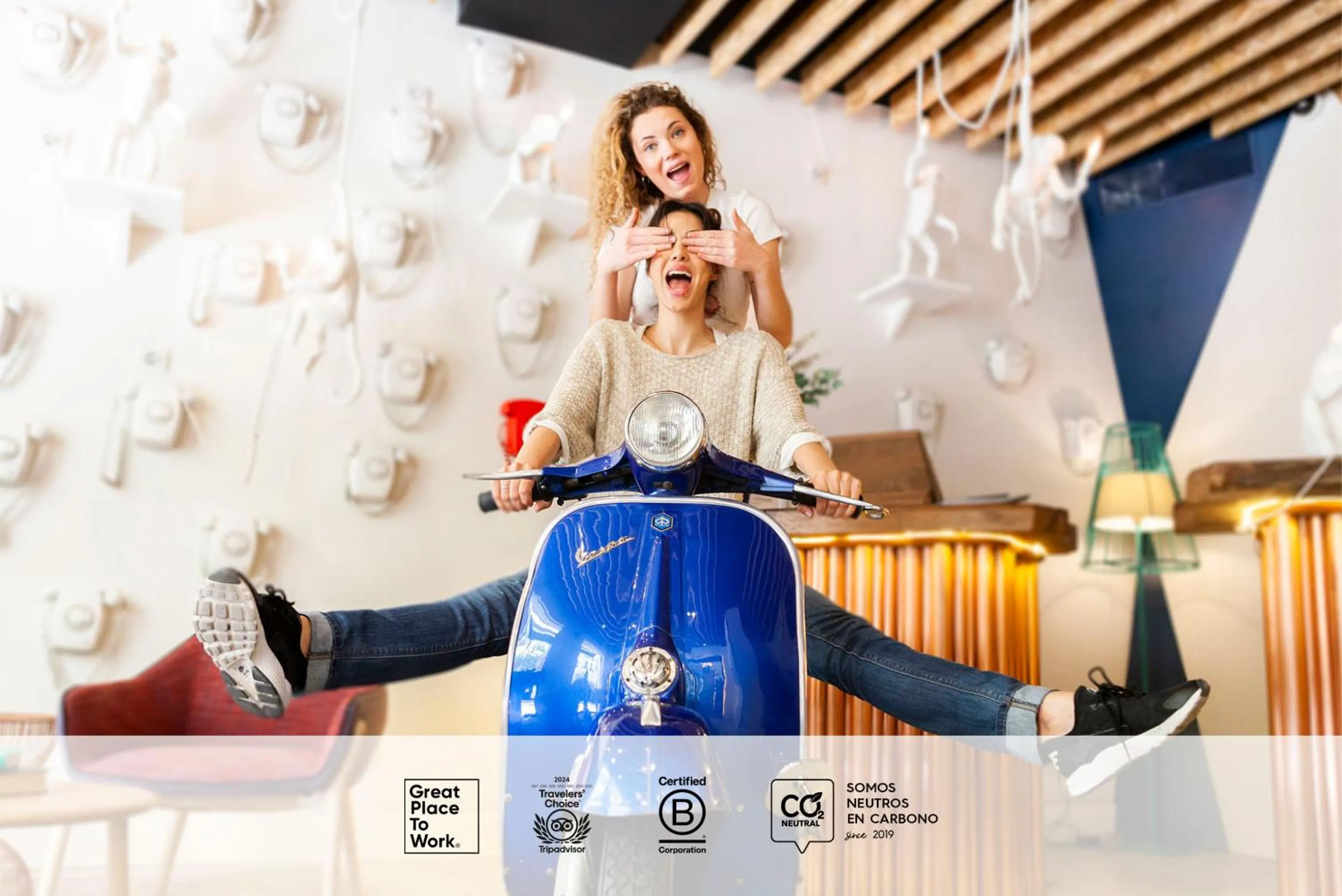 Lobby or reception in SLEEP'N Atocha - B Corp Certified