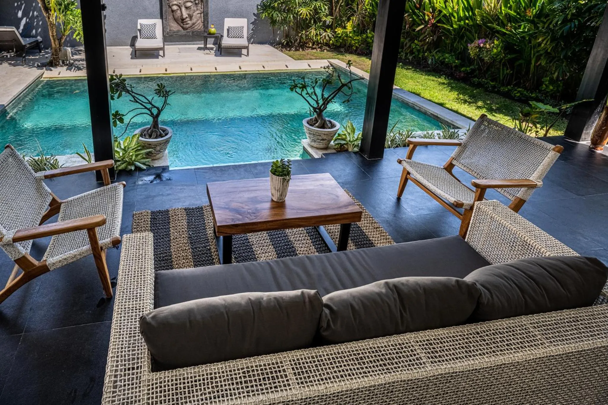 Living room in Jagaditha Villas