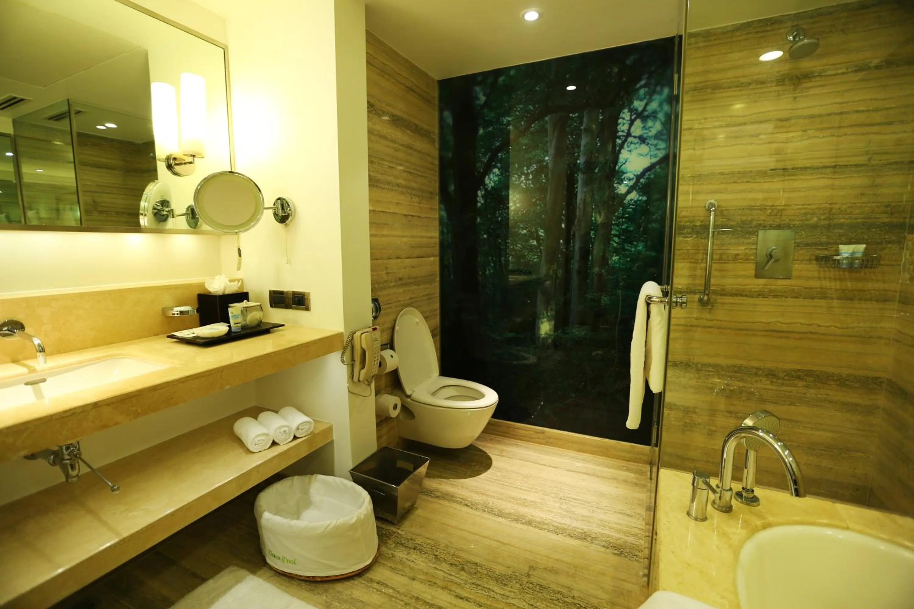 Shower in ITC Gardenia, a Luxury Collection Hotel, Bengaluru