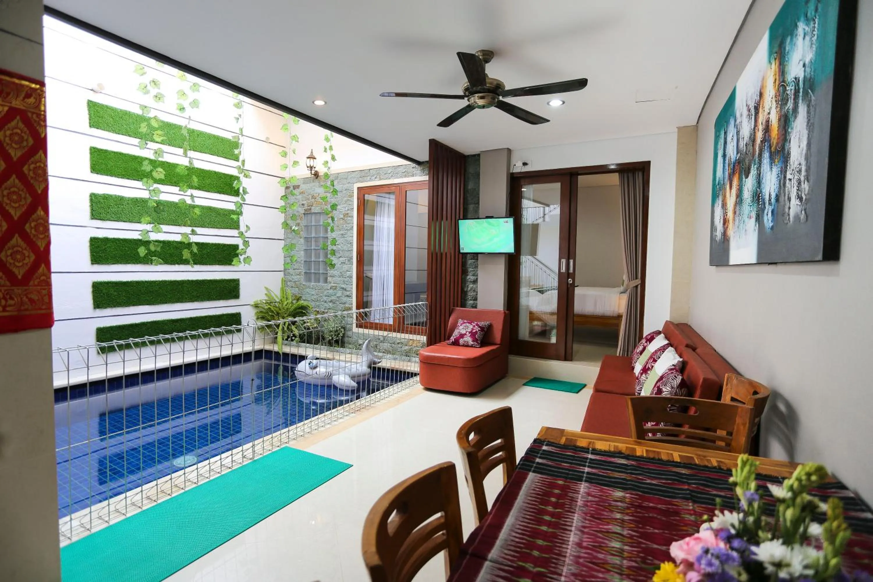 Property building in family villa sanur