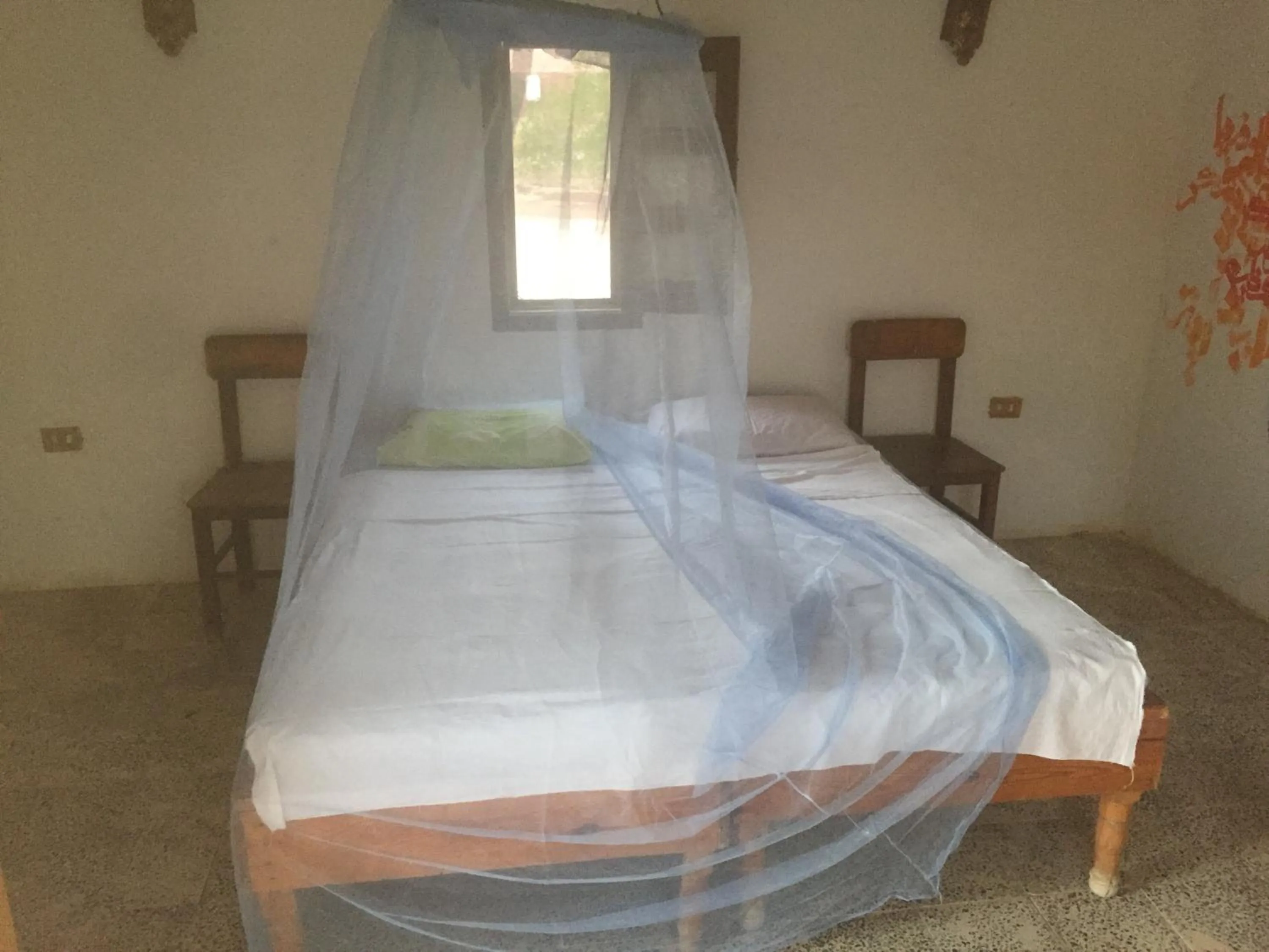 Bed in Deep south Eco-lodge
