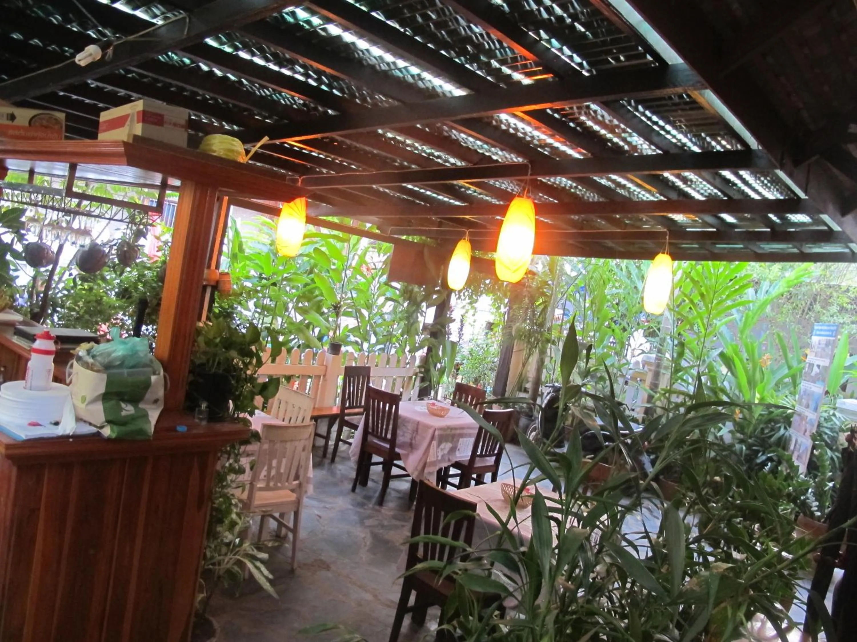 Communal kitchen in Golden Lotus Place