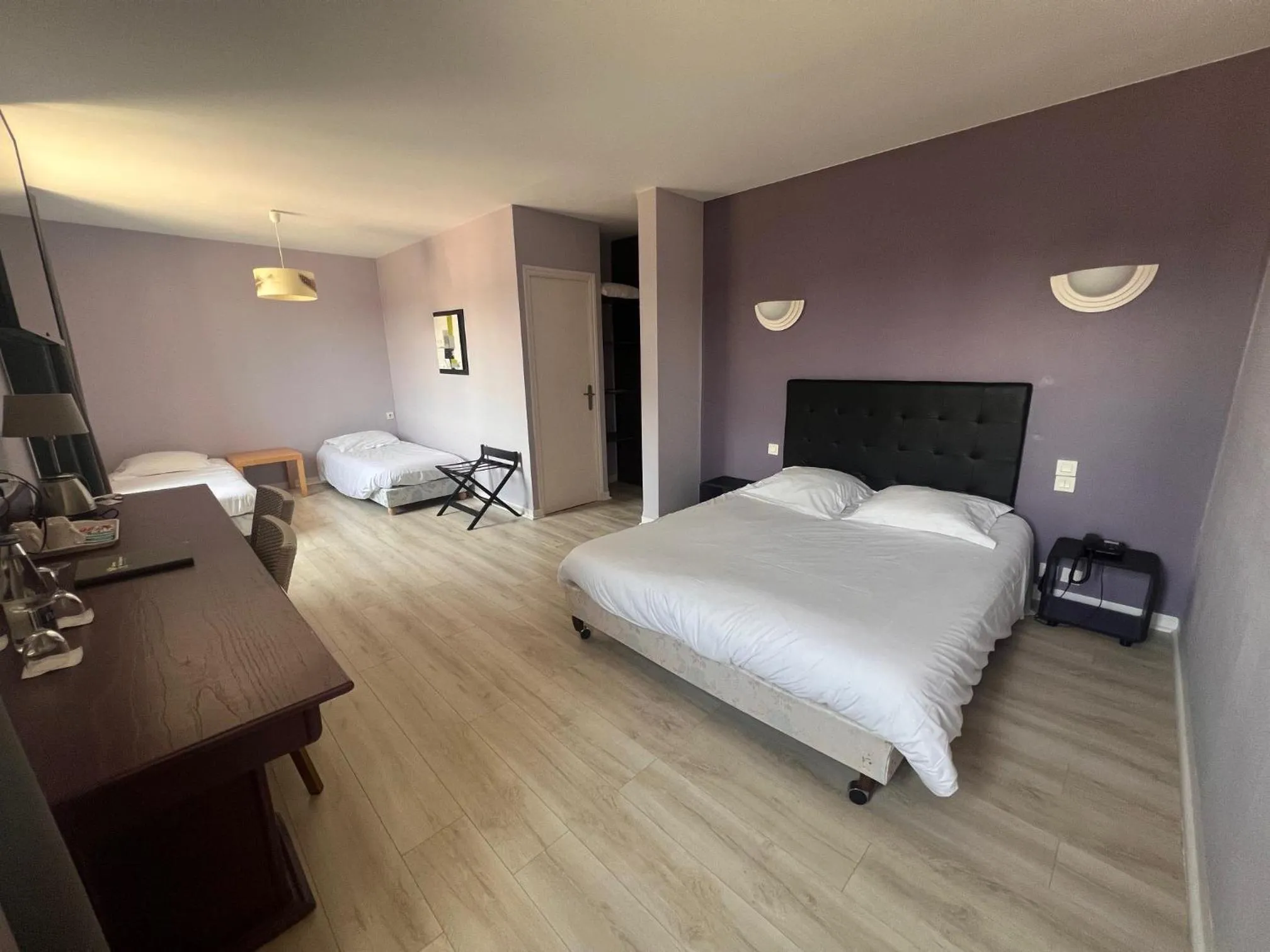 Classic Quadruple Room in Logis Auberge Saint Thégonnec & son Restaurant