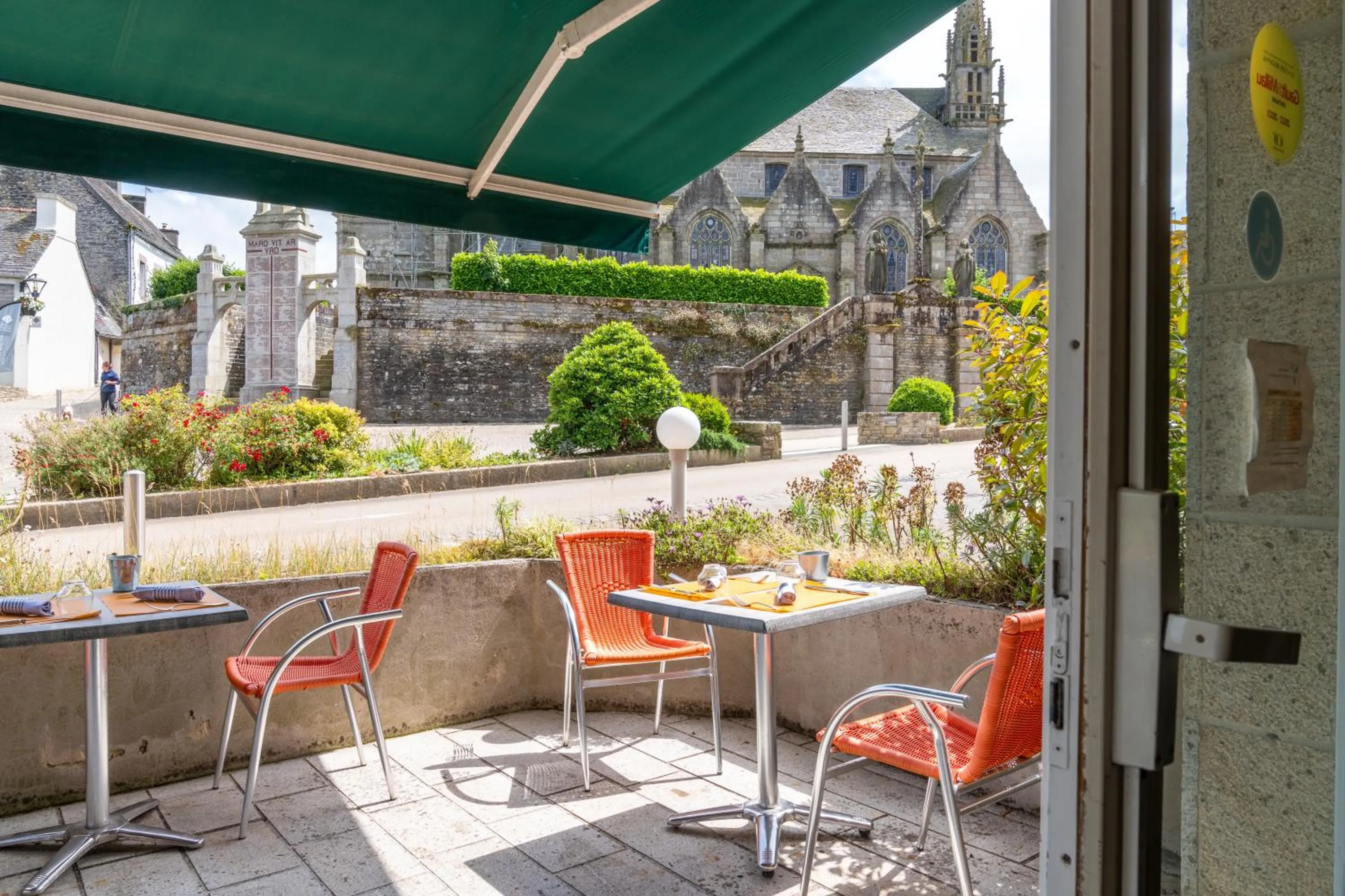 Landmark view in Logis Auberge Saint Thégonnec & son Restaurant