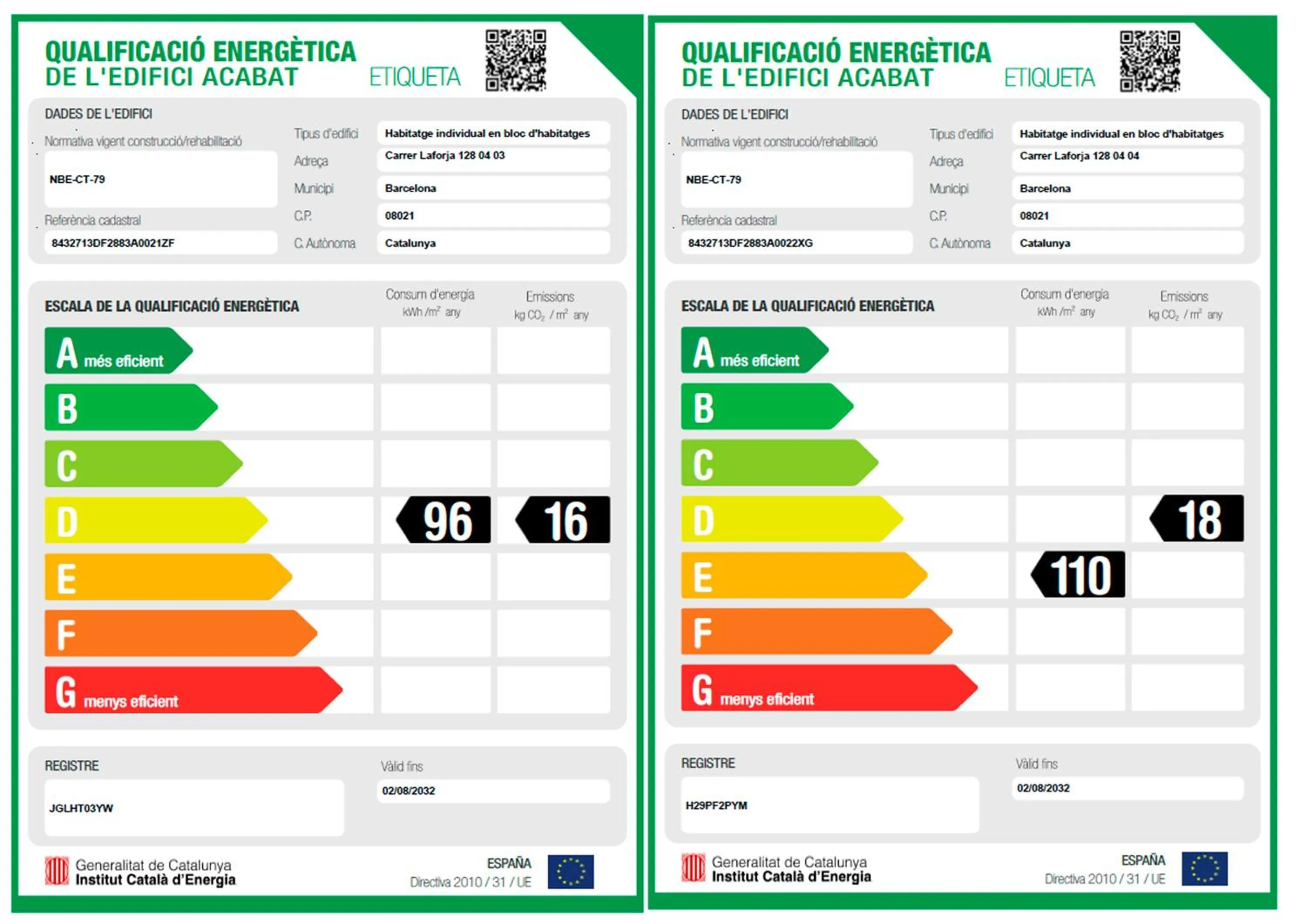 Certificate/Award in Apartamentos Laforja