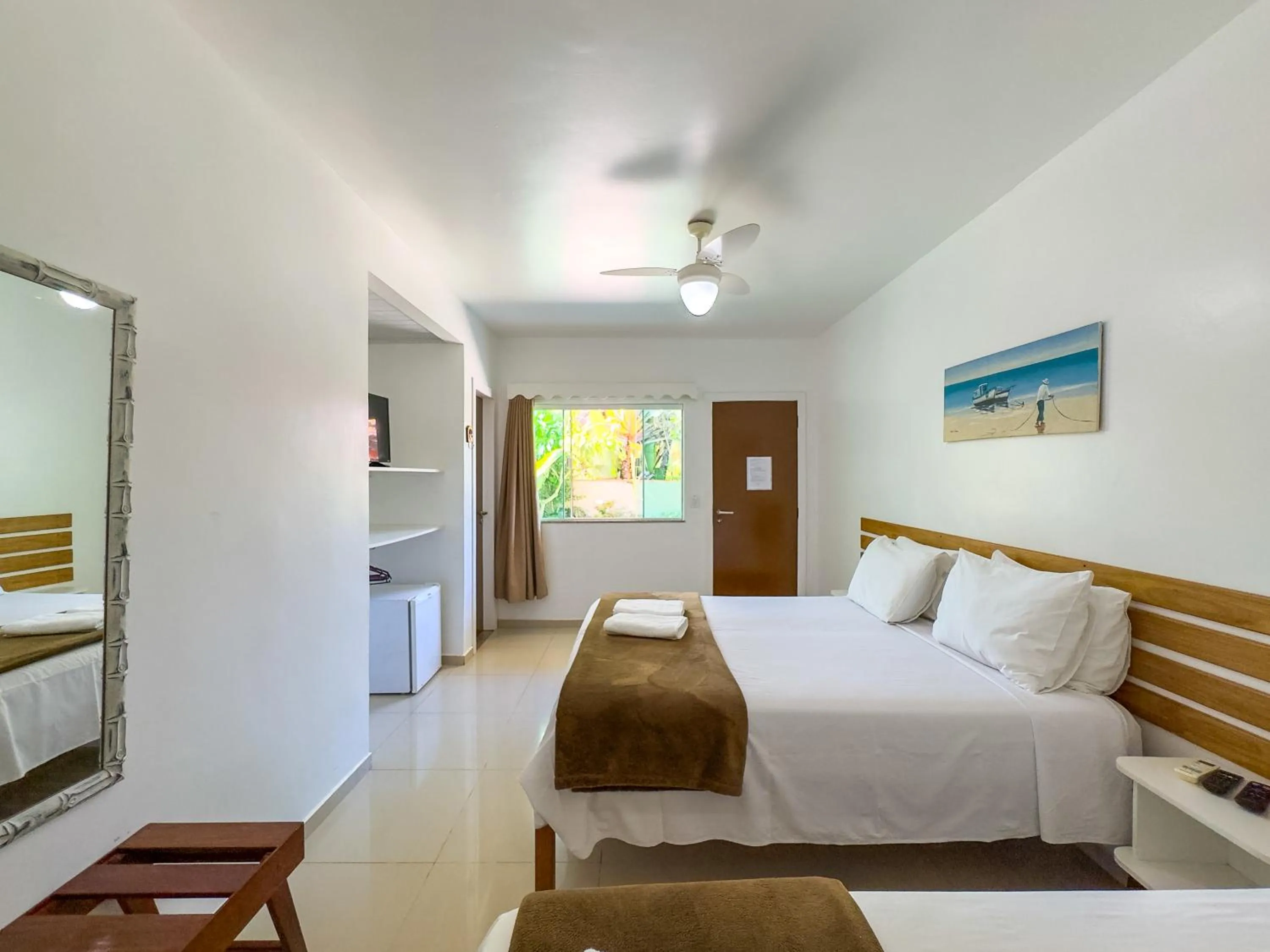 Bed in Pousada Sonho de Geribá