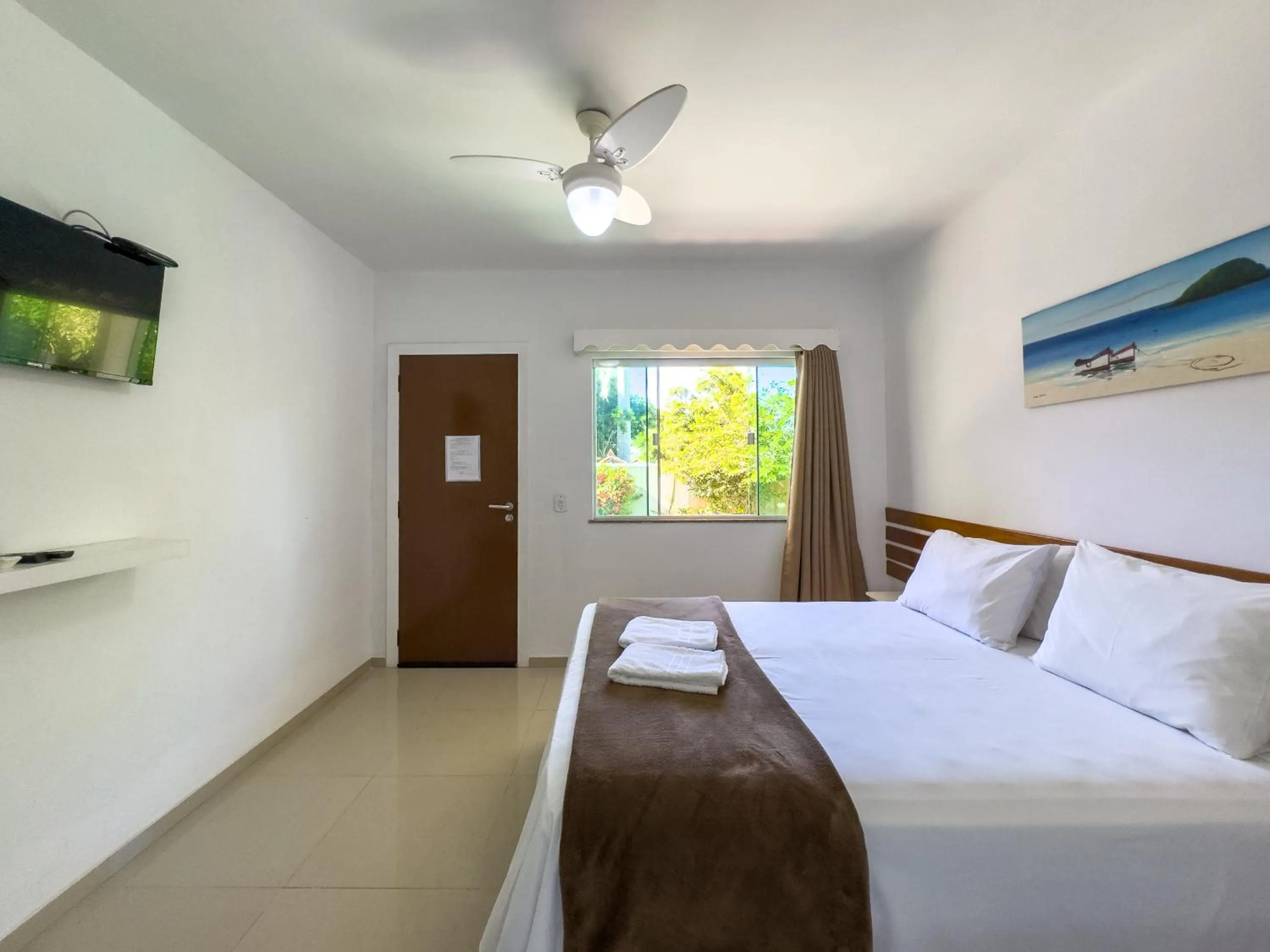 Bed in Pousada Sonho de Geribá