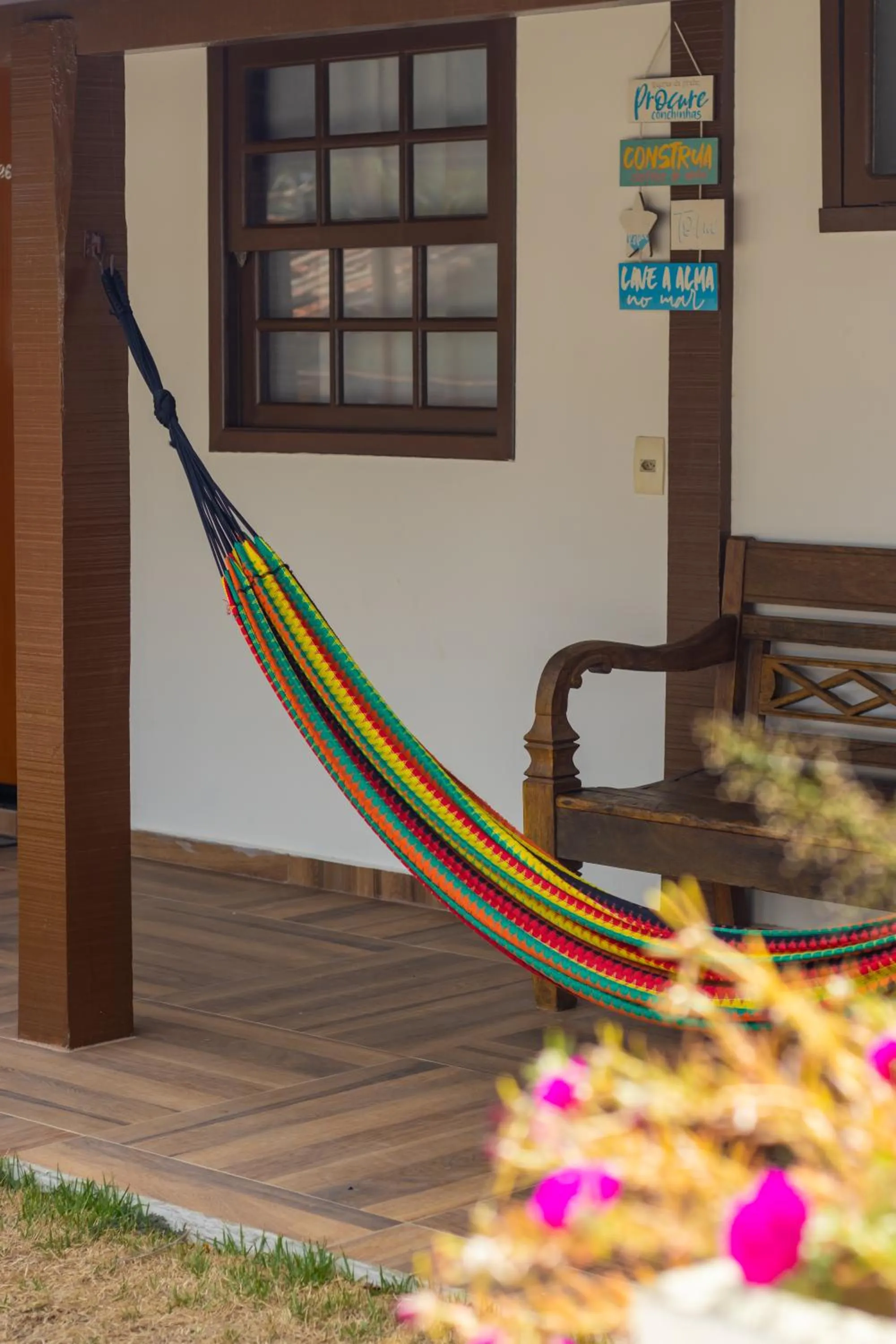 sunbed in Pousada Sonho de Geribá