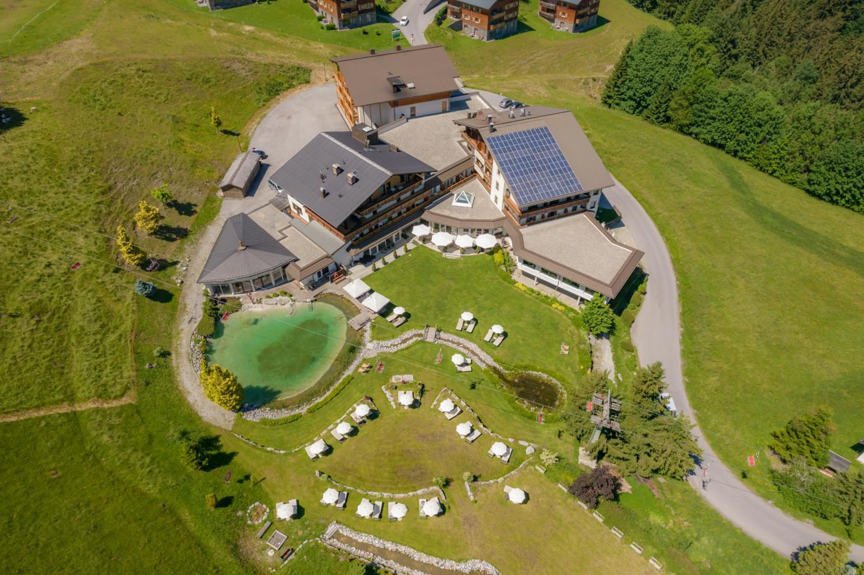 Bird's eye view in Alpinresort Schillerkopf