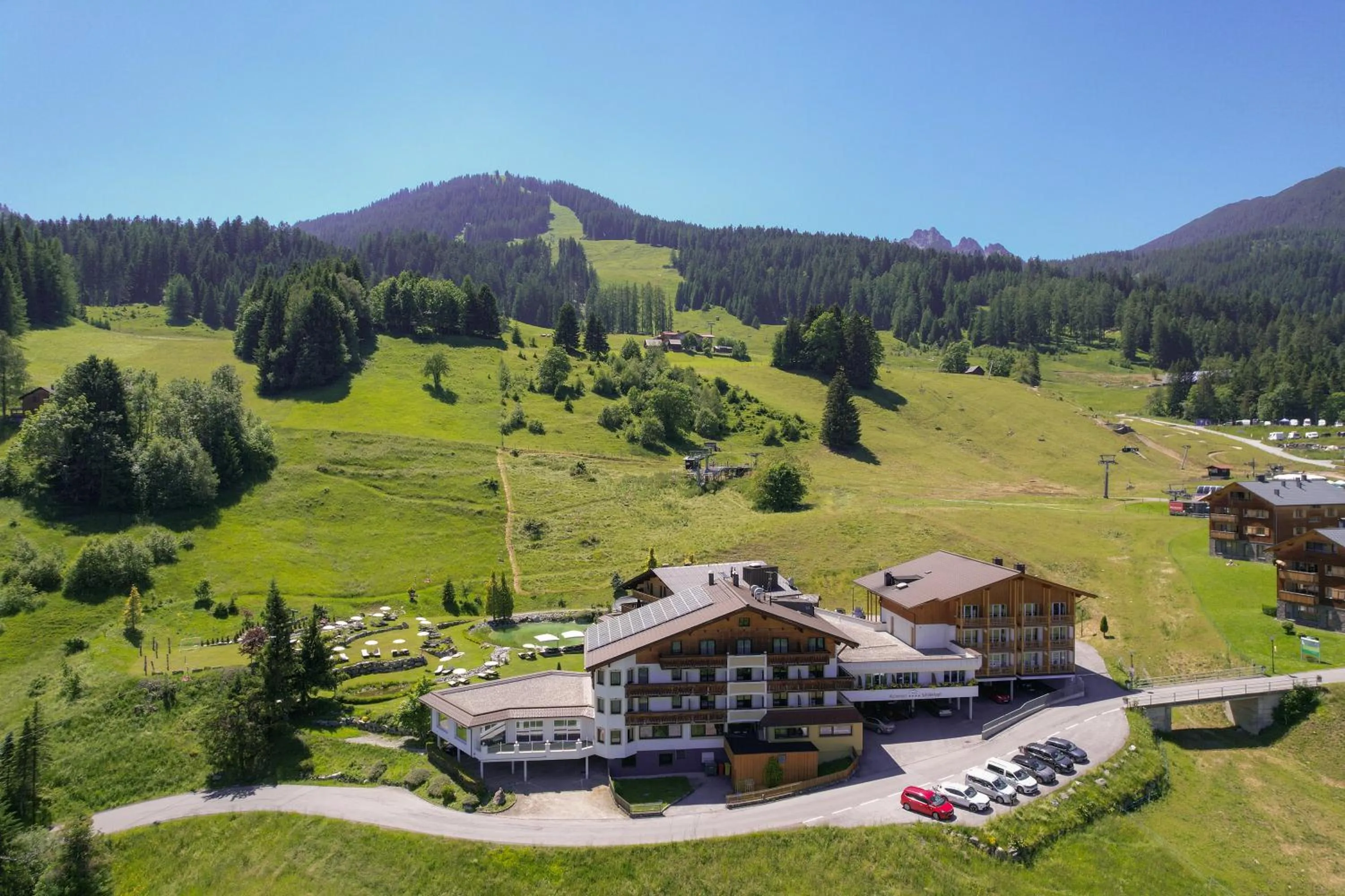 Bird's eye view in Alpinresort Schillerkopf